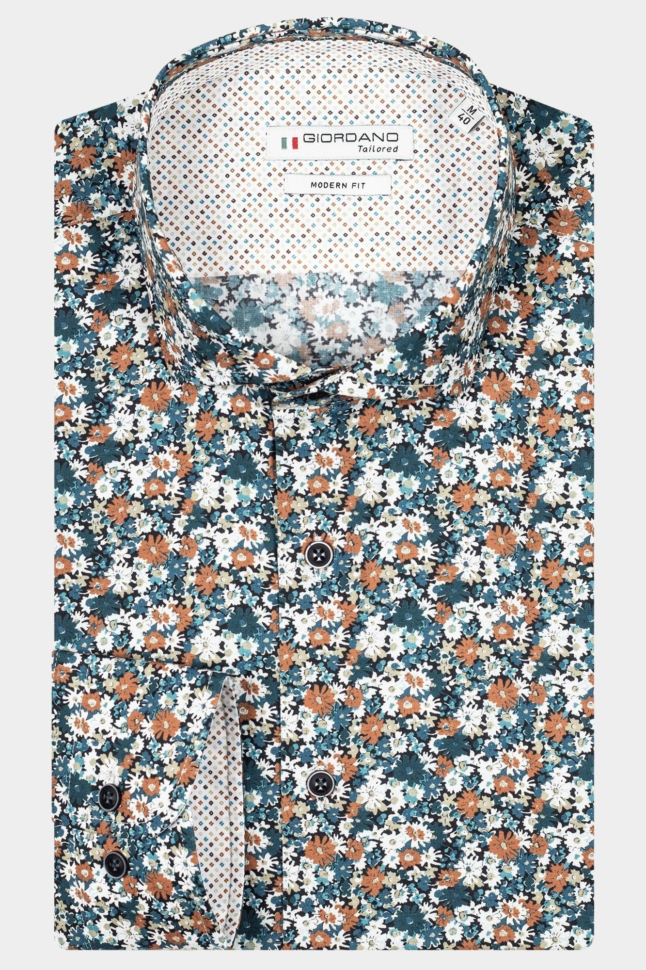 Giordano Casual hemd lange mouw row, ls cutaway colourful pri 427819/60