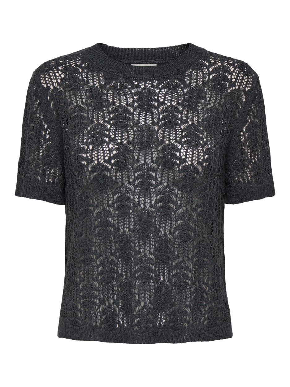 Jacqueline de Yong Jdykofi bayo ss o-neck pullover kn steel