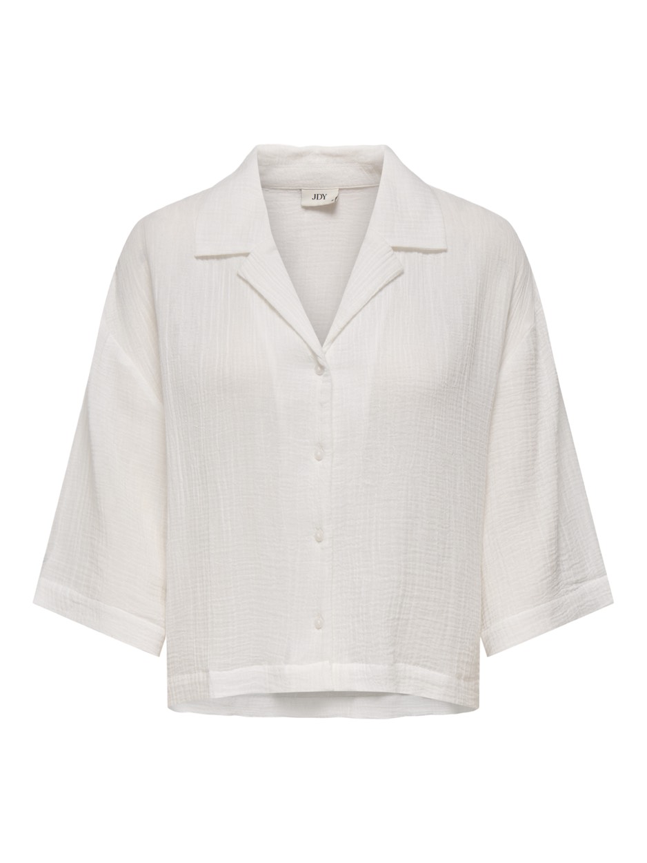 Jacqueline de Yong Jdyyuma loose shirt wvn off-white