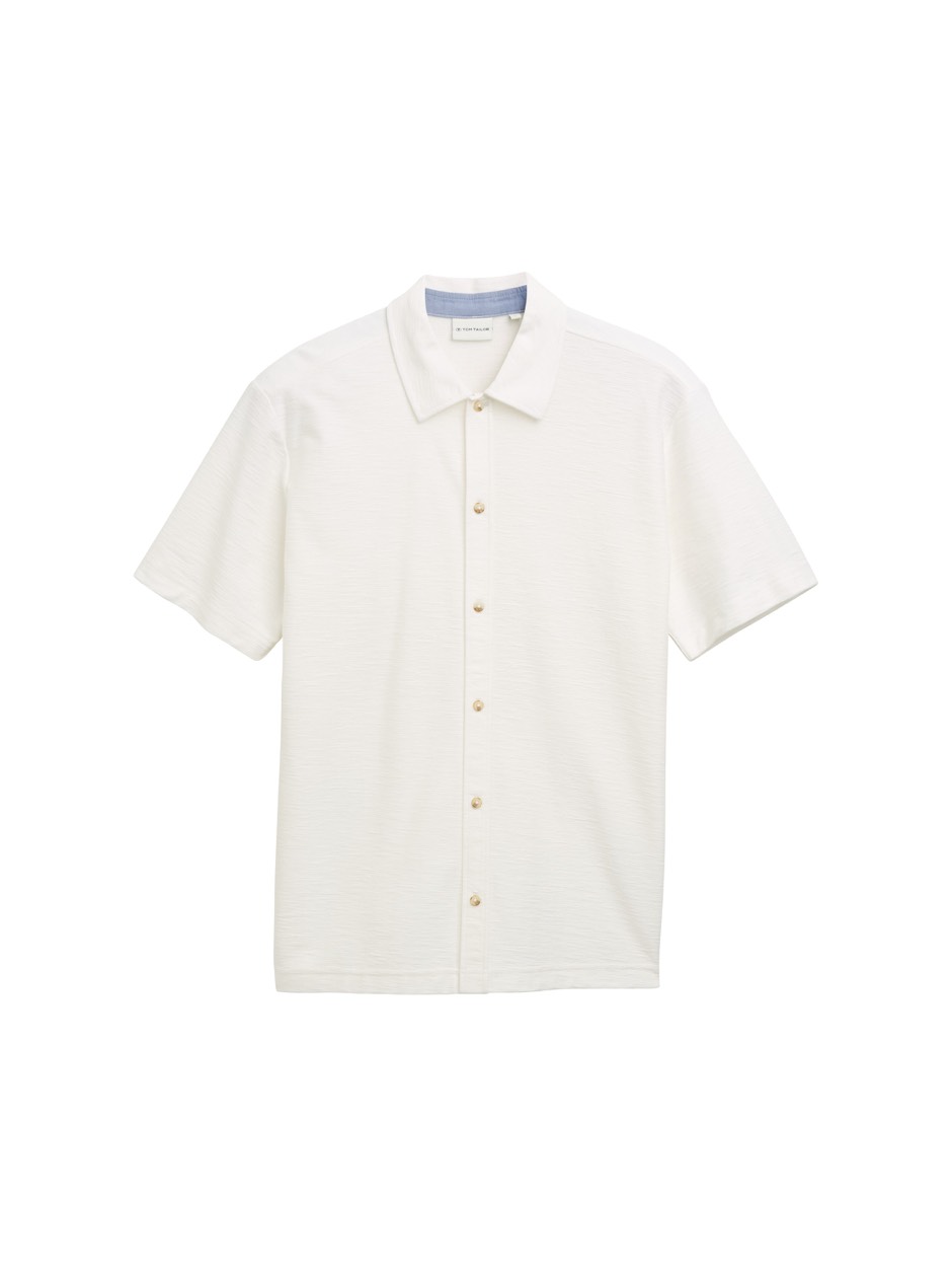 Tom Tailor Overhemd ss off-white