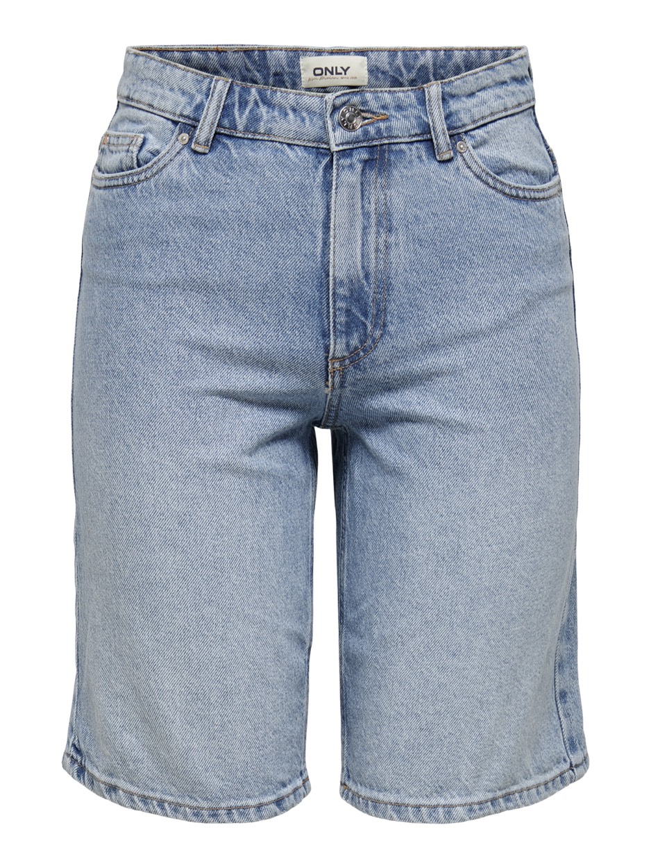 Only Onlsonny hw wide dnm shorts noos blue denim