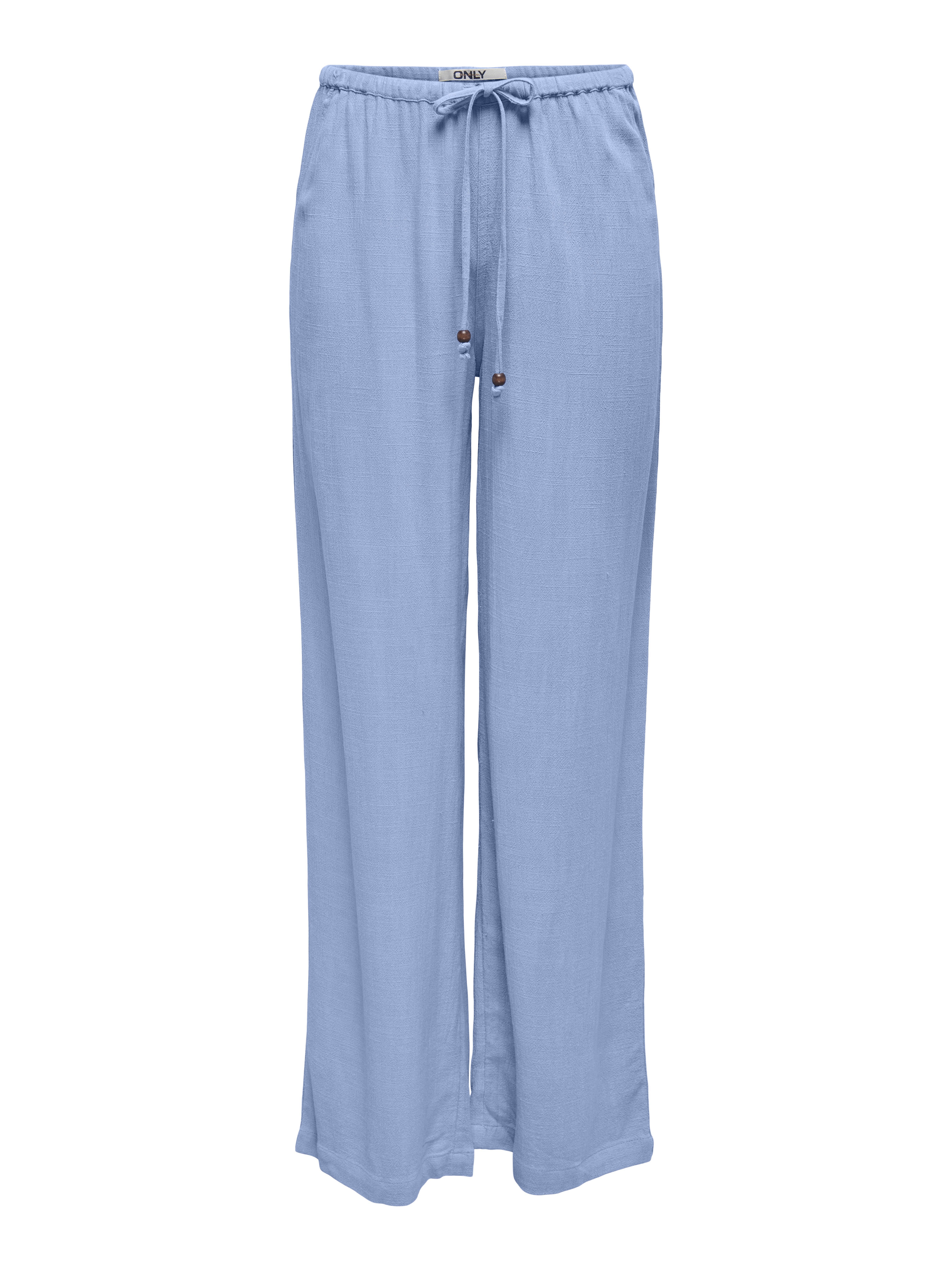 Only Onlsolvi mw linen bl string pant cc licht