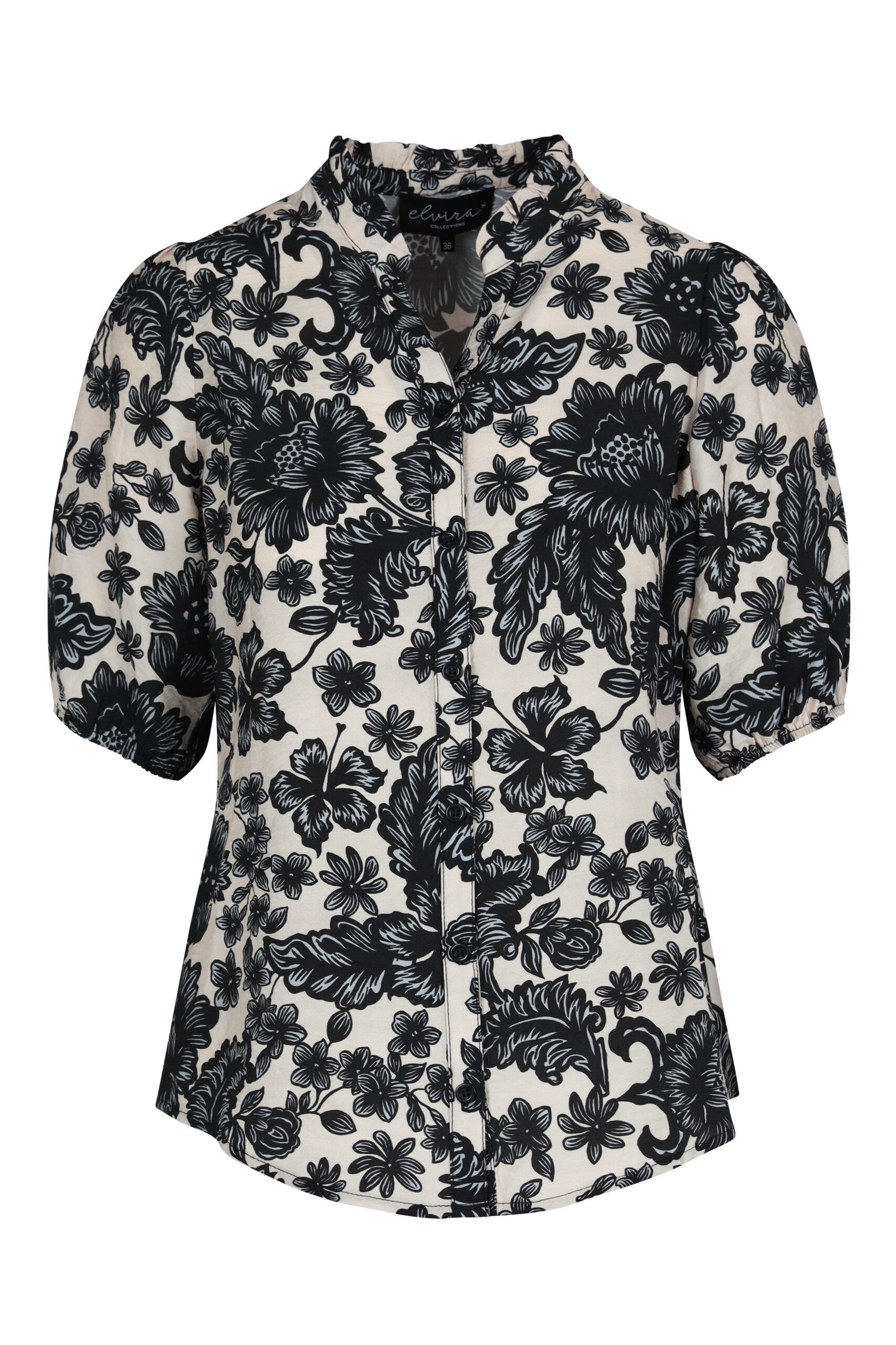 Elvira Collections Blouse clio ecru dessin