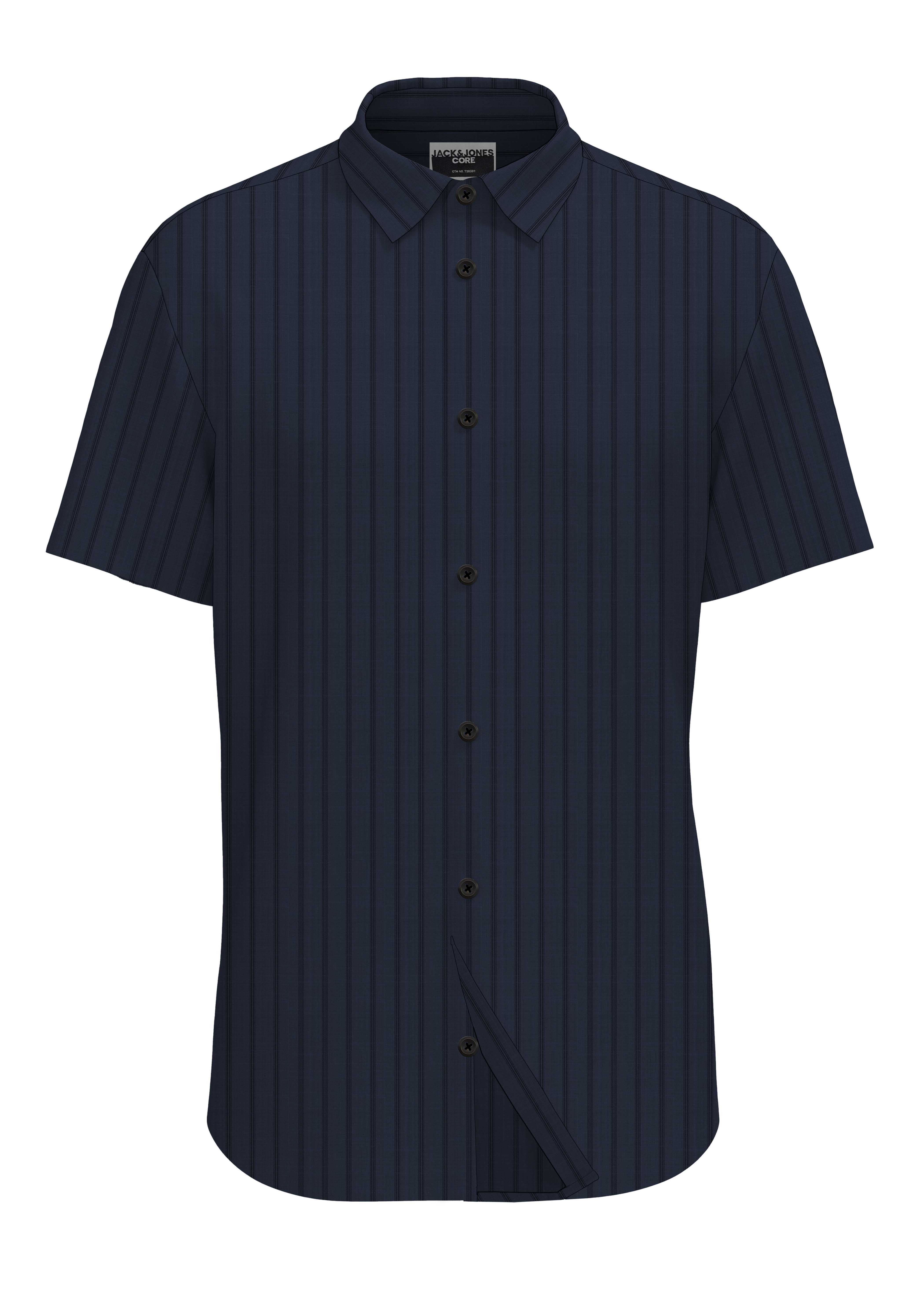 Jack & Jones Jcojoshua structure shirt ss navy