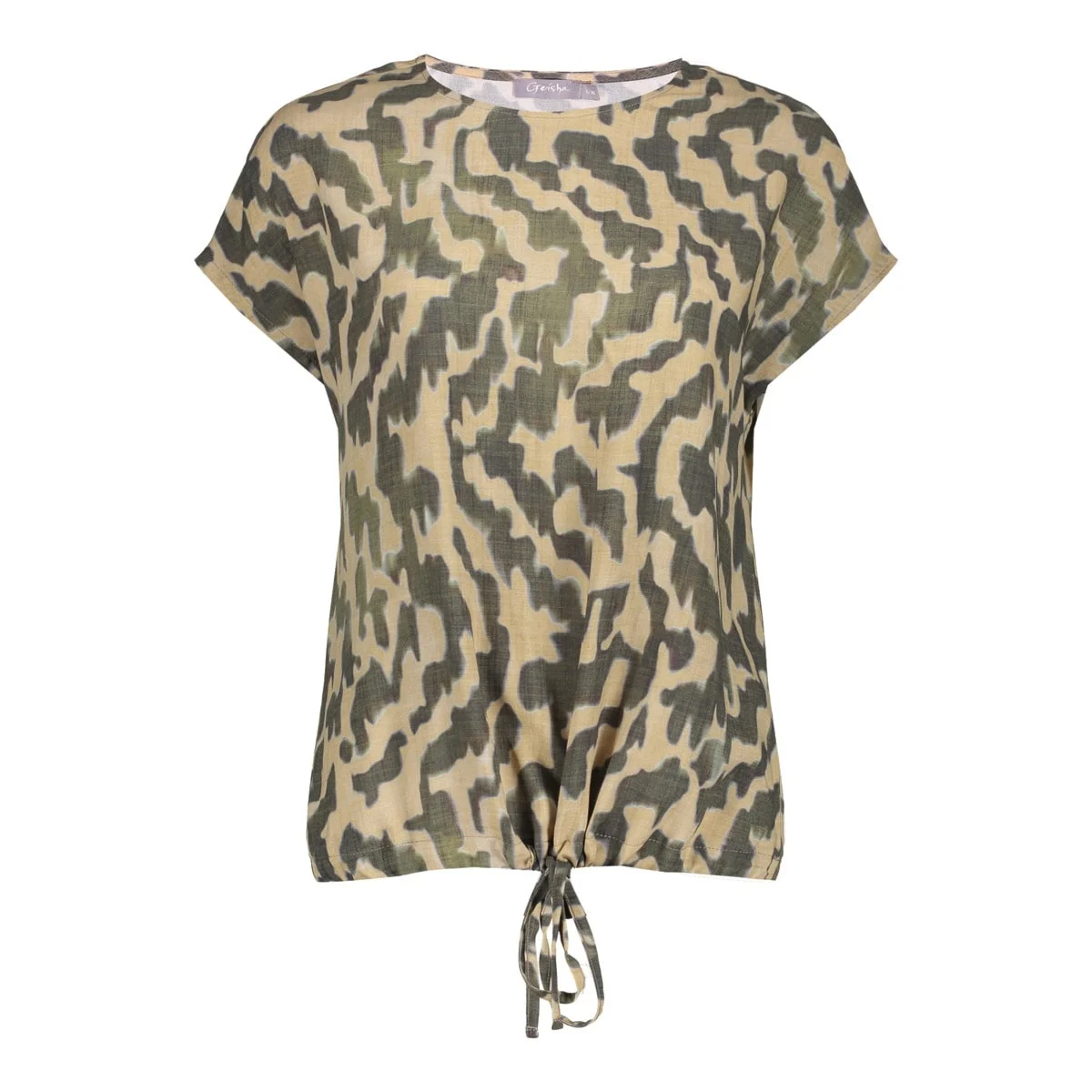 Geisha Top 53480-20-sand-green