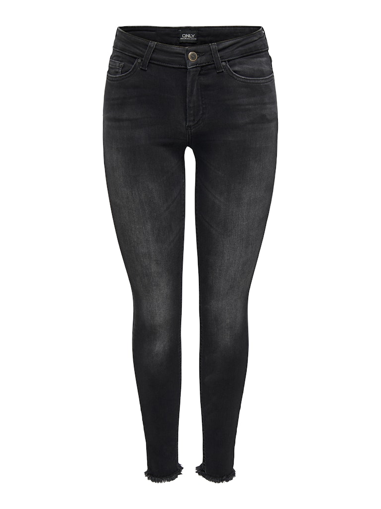 Only Onlblush mid ank raw jeans rea1099 . . 1827. juli black denim