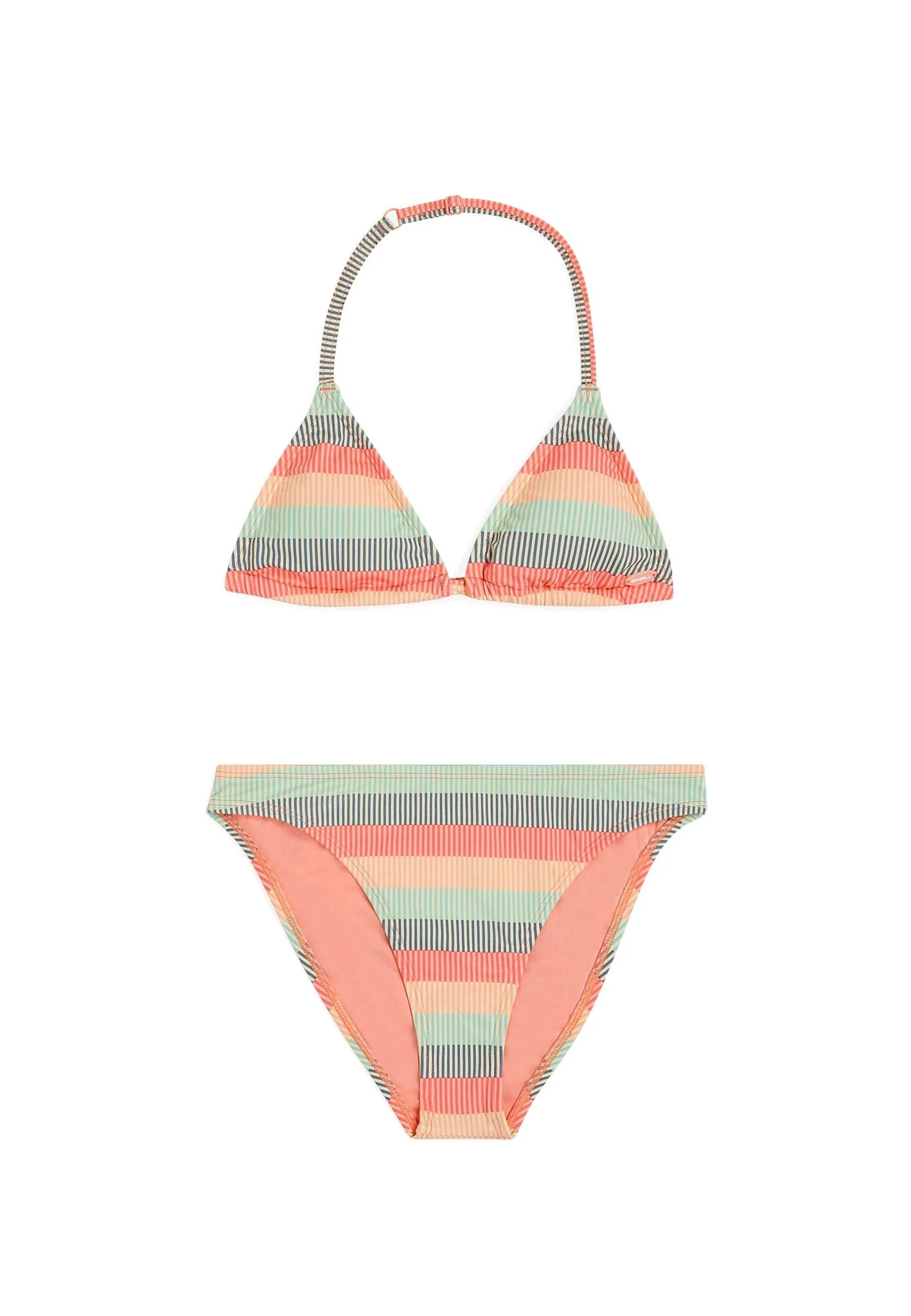 O'Neill Meisjes triangel bikini set regenboog gestreept