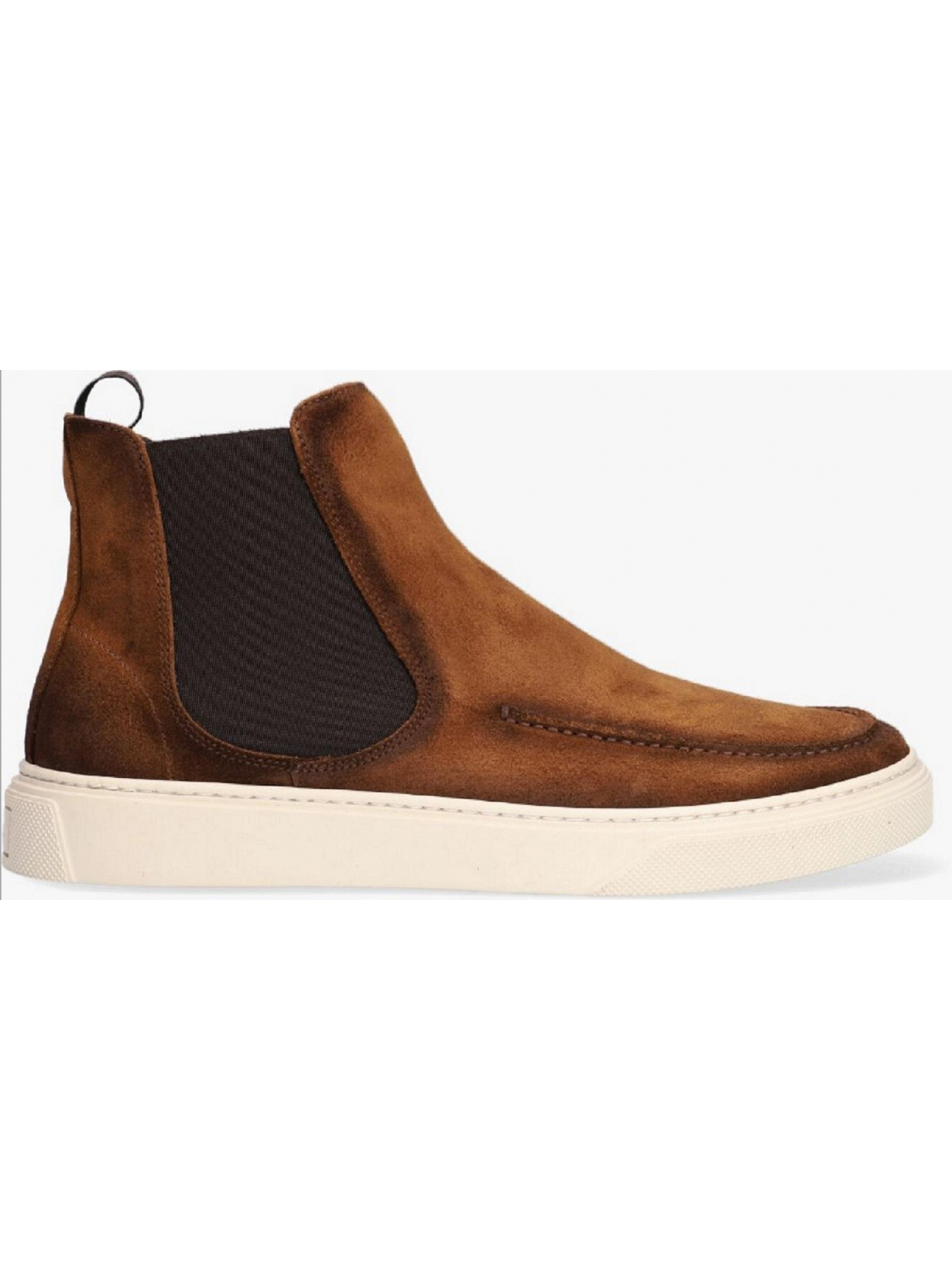 Giorgio 31825 bruin/cognac suède boots met witte zool