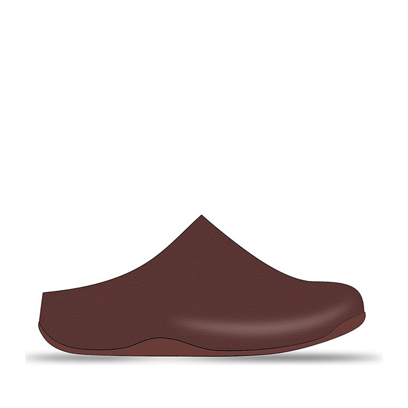 FitFlop Shuv tumbled-leather clogs