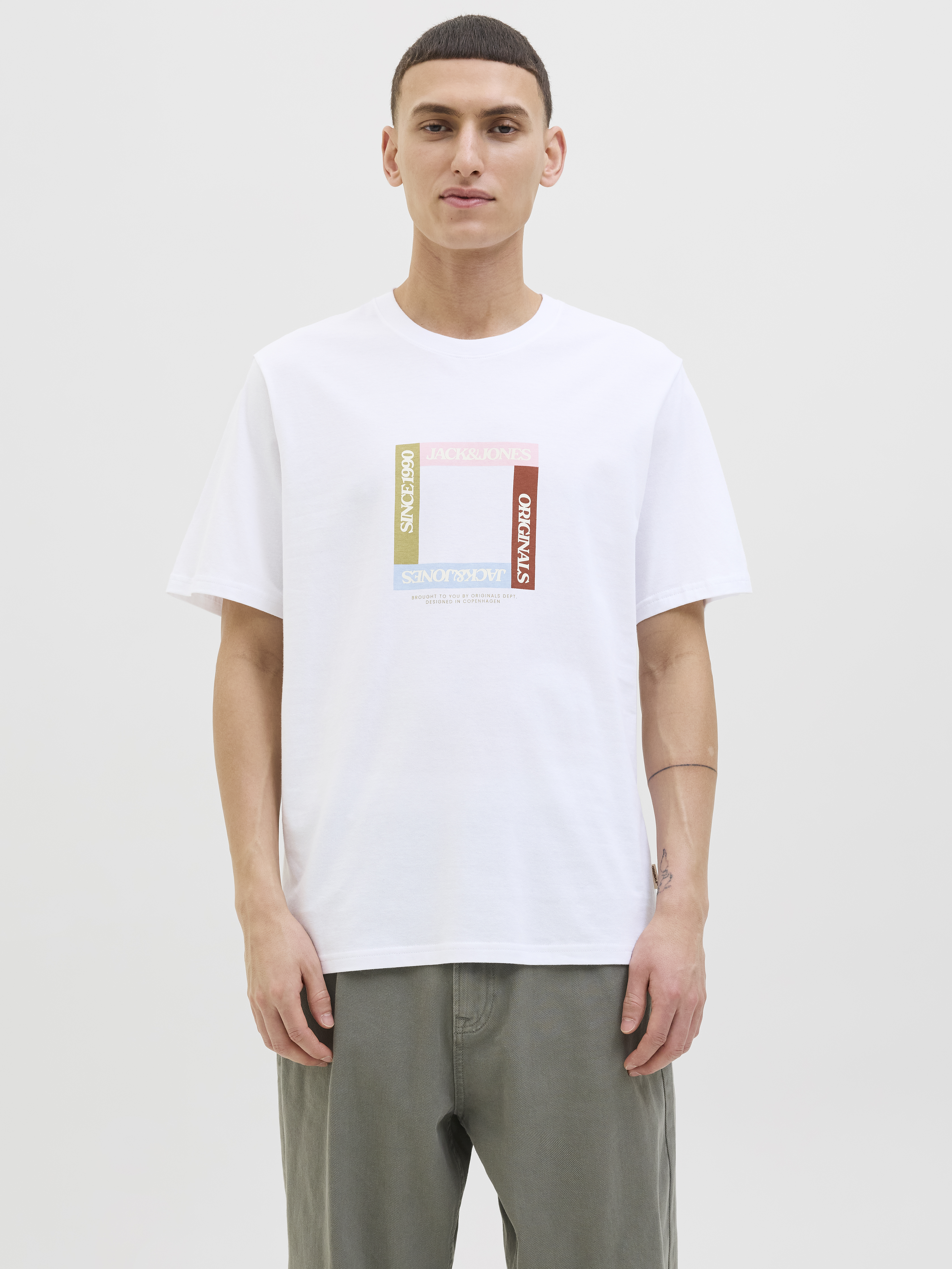 Jack & Jones Jortavira branding tee ss crew neck