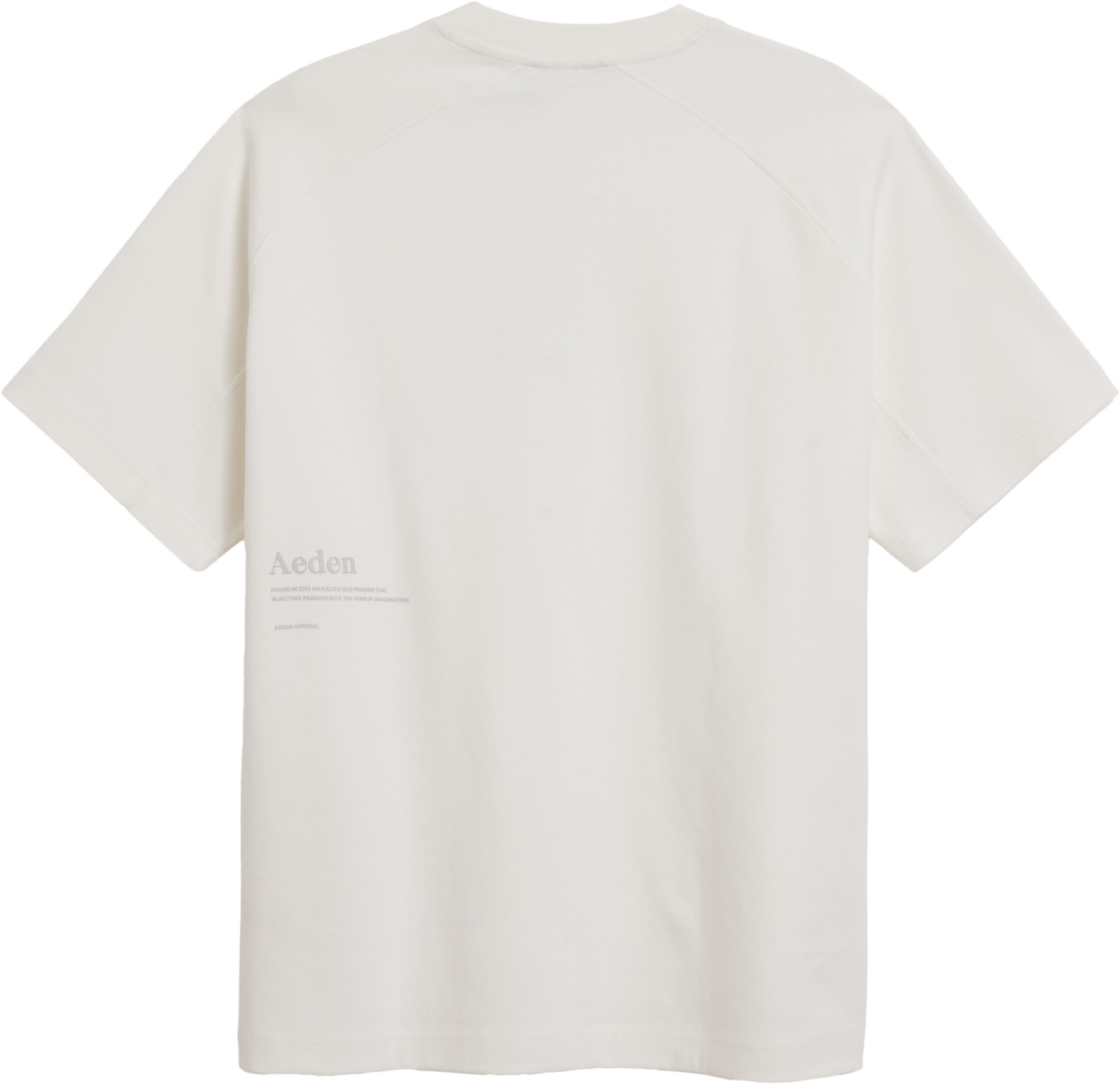 Aeden Haroun tee off white