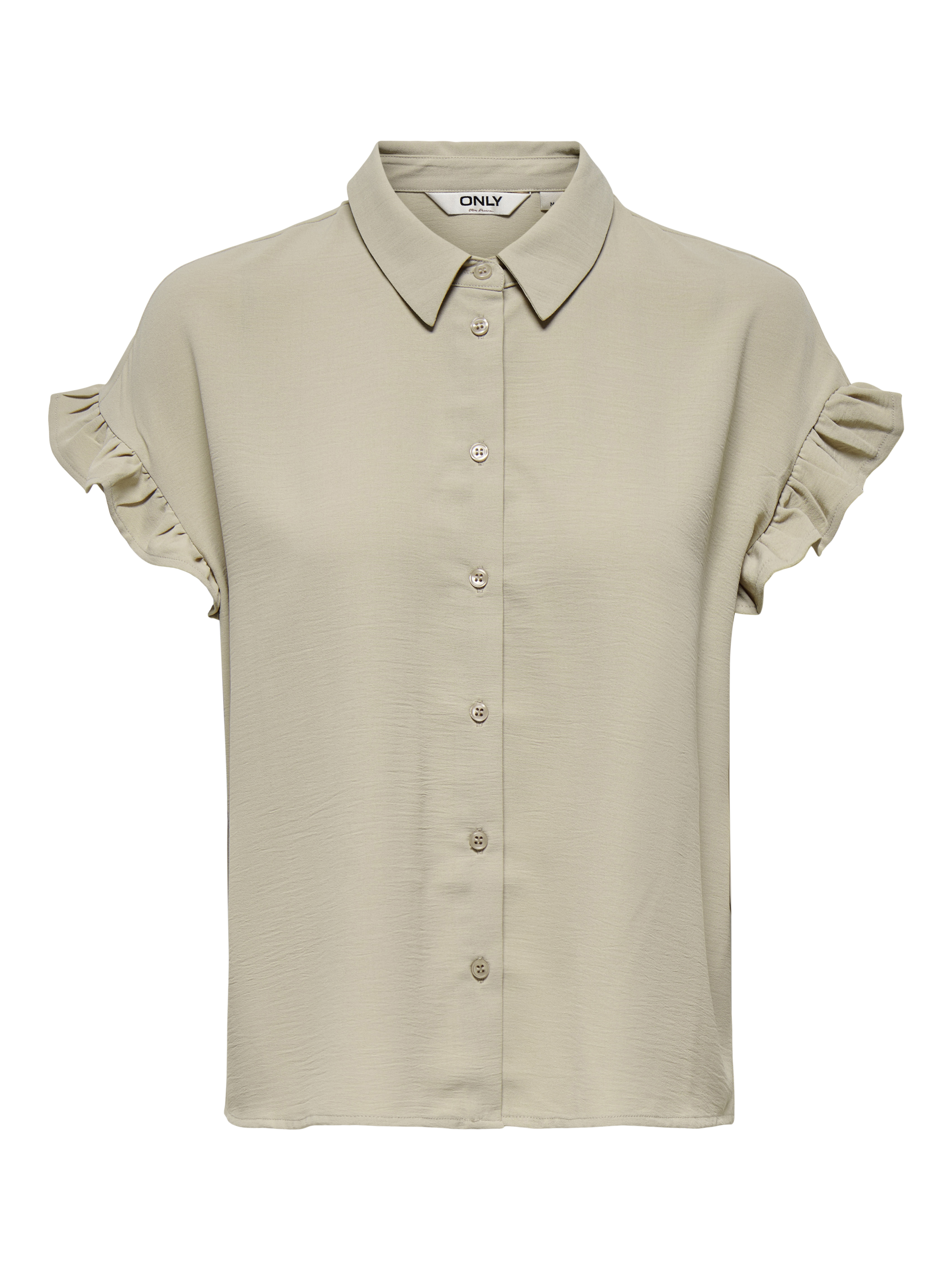 Only Onlmette life ss frill shirt wvn cs