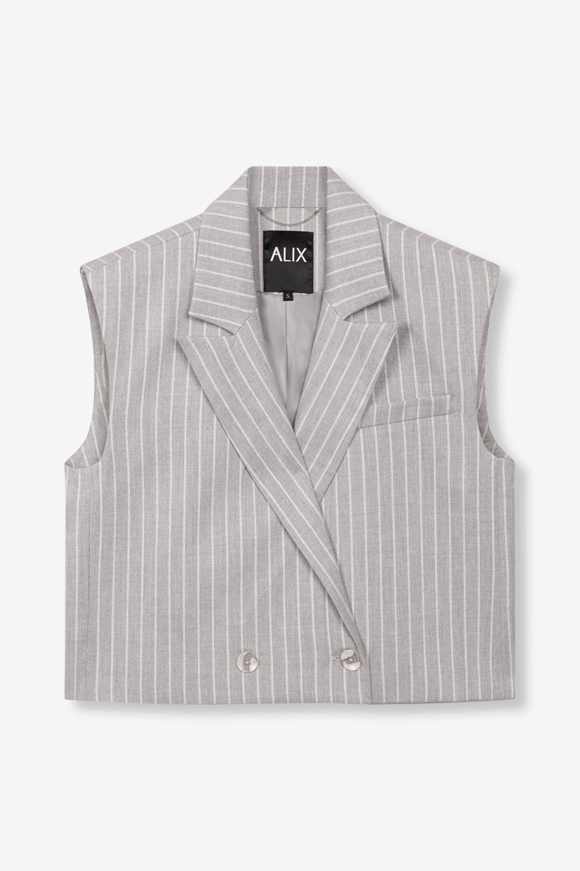 Alix The Label Pinstripe wastcoat dessin