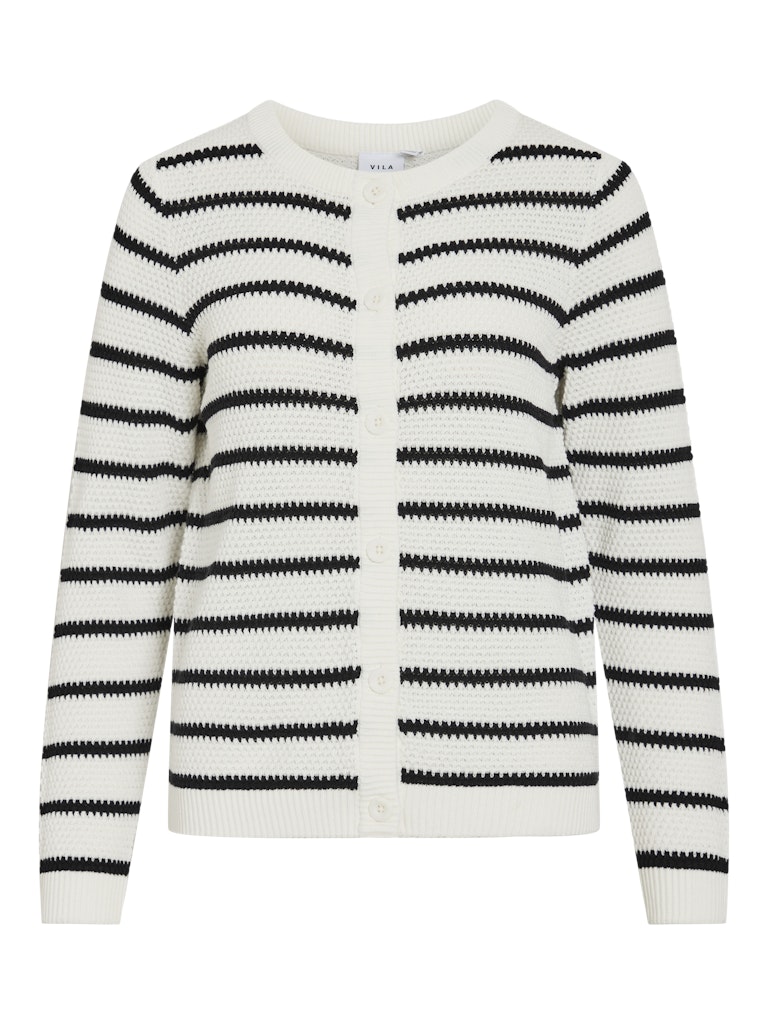 Vila Vidalo o-neck ls knit cardigan dessin