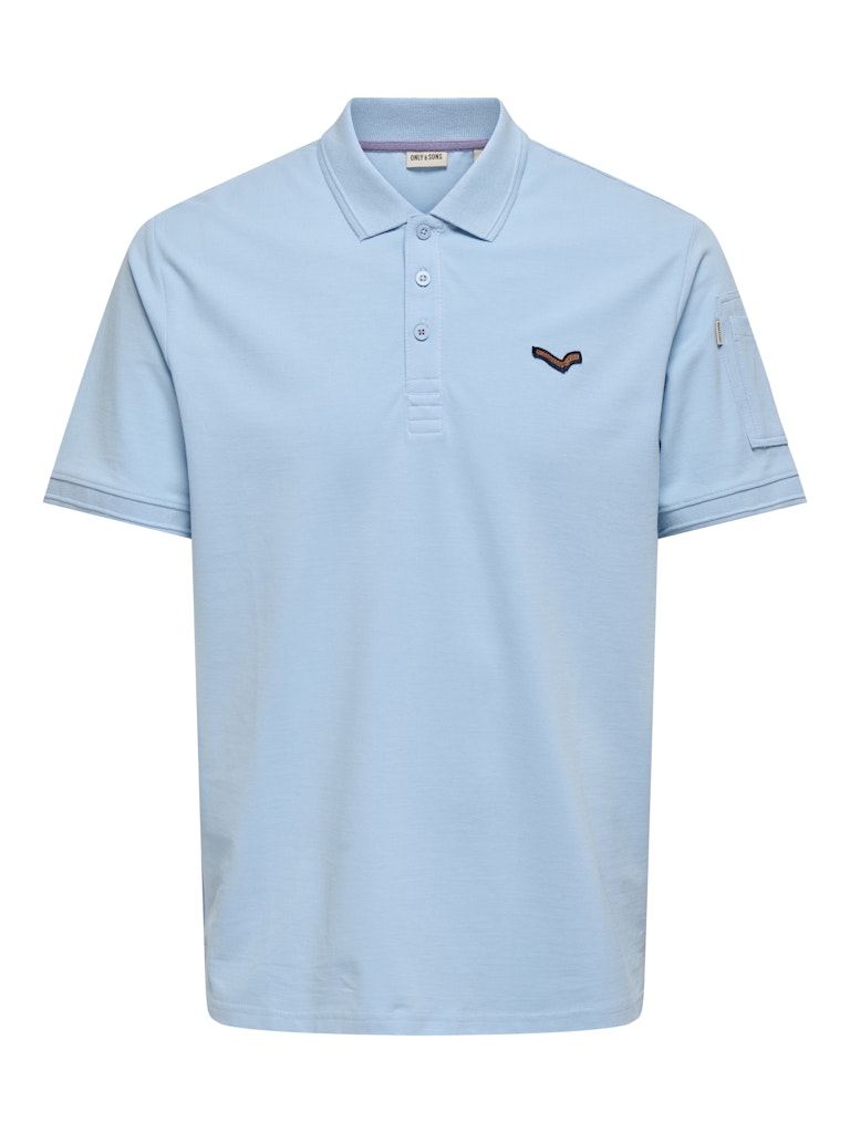 Only & Sons Onsdevon reg ss jax polo cs licht