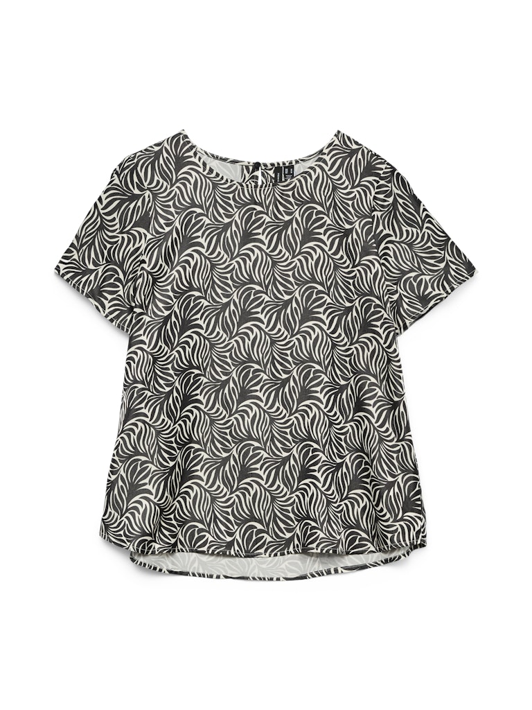 Vero Moda vmvina ss o-neck top wvn ga 10336804 black graphic