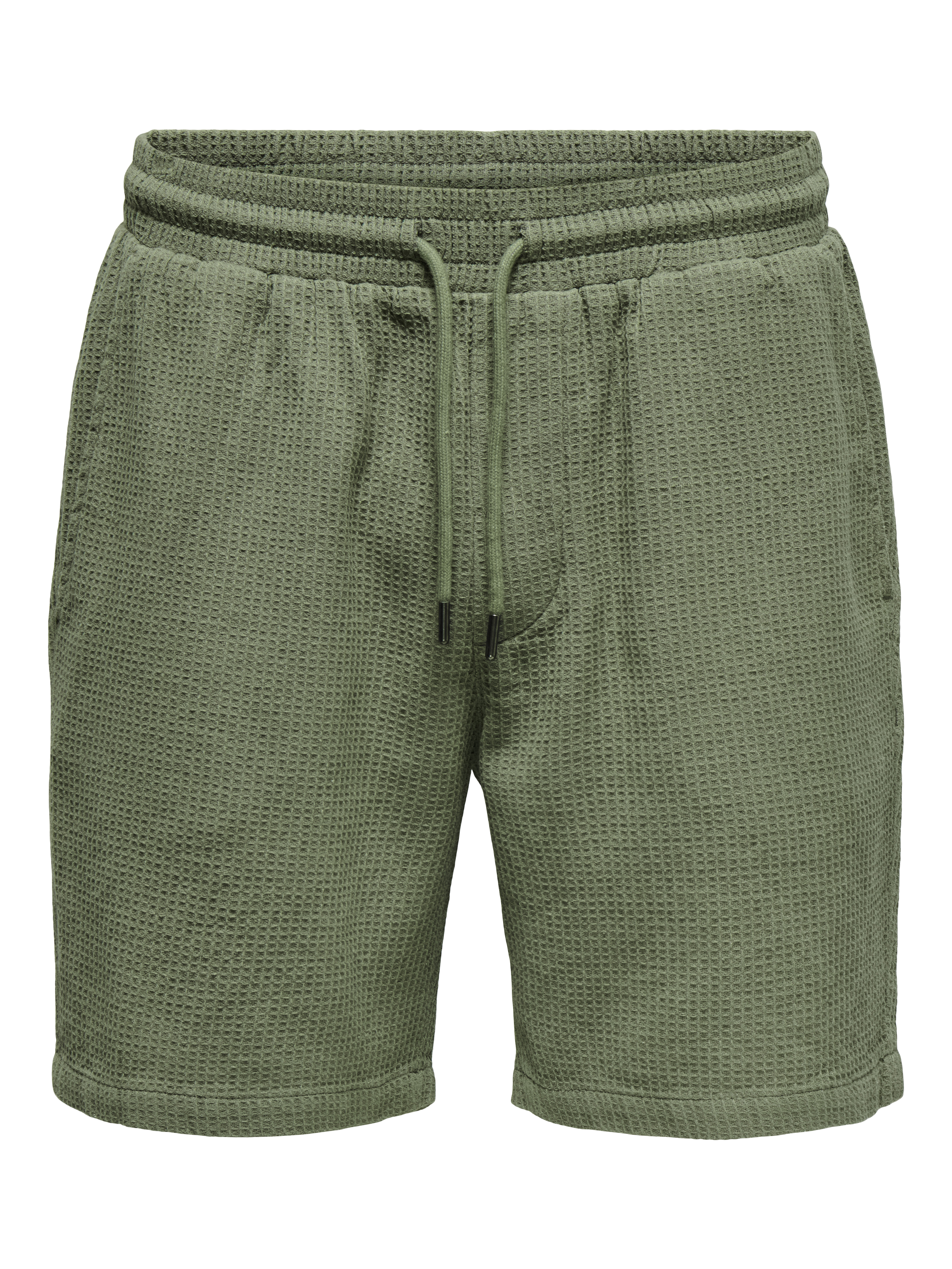 Only & Sons Onsbertil waffle shorts