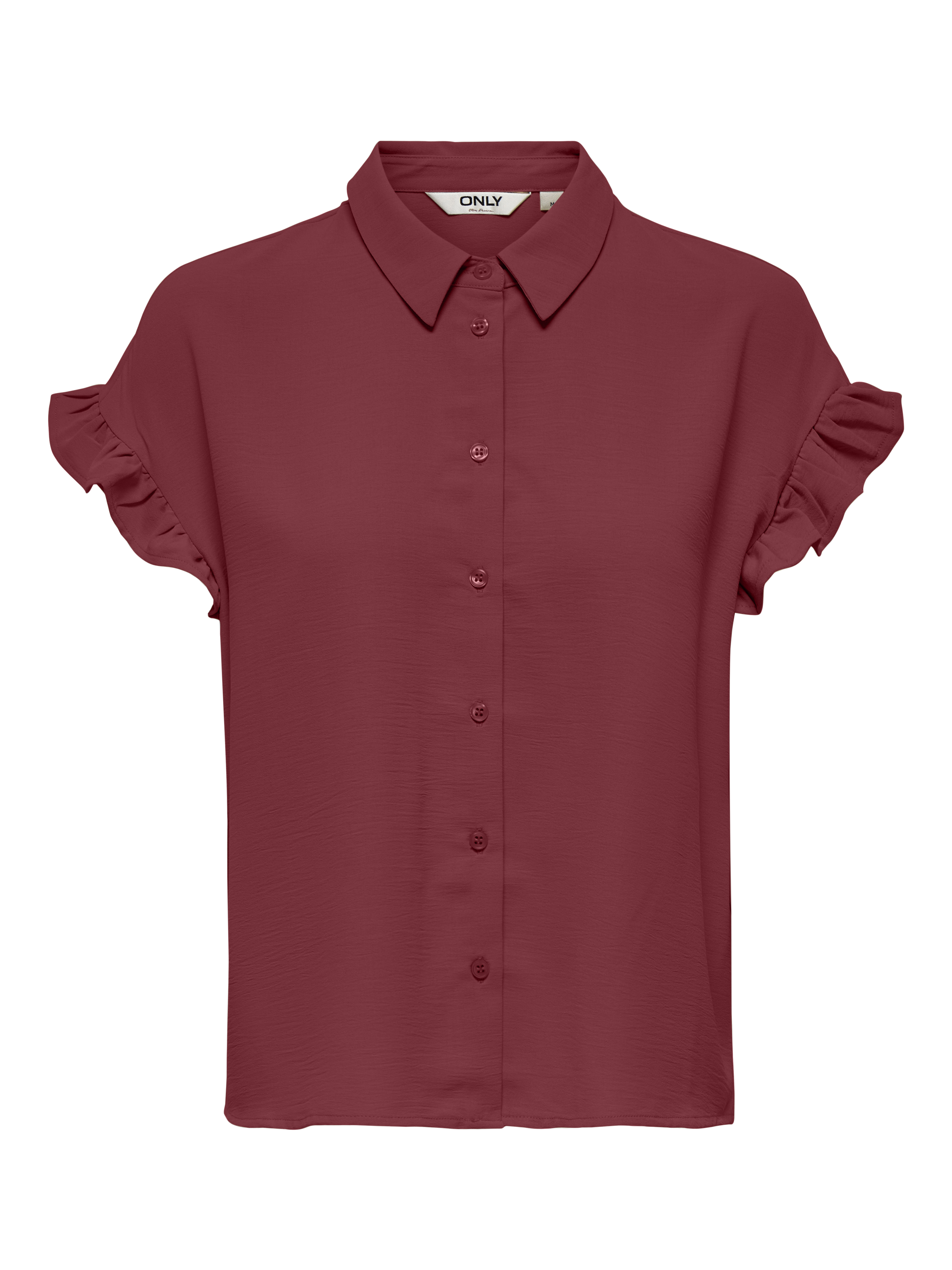 Only Onlmette life ss frill shirt wvn cs
