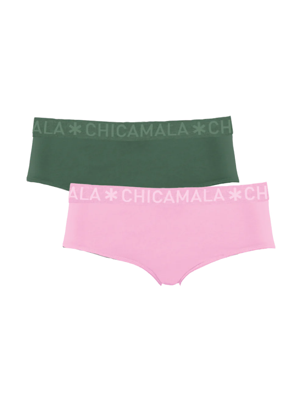 Muchachomalo Dames 2-pack hipster effen