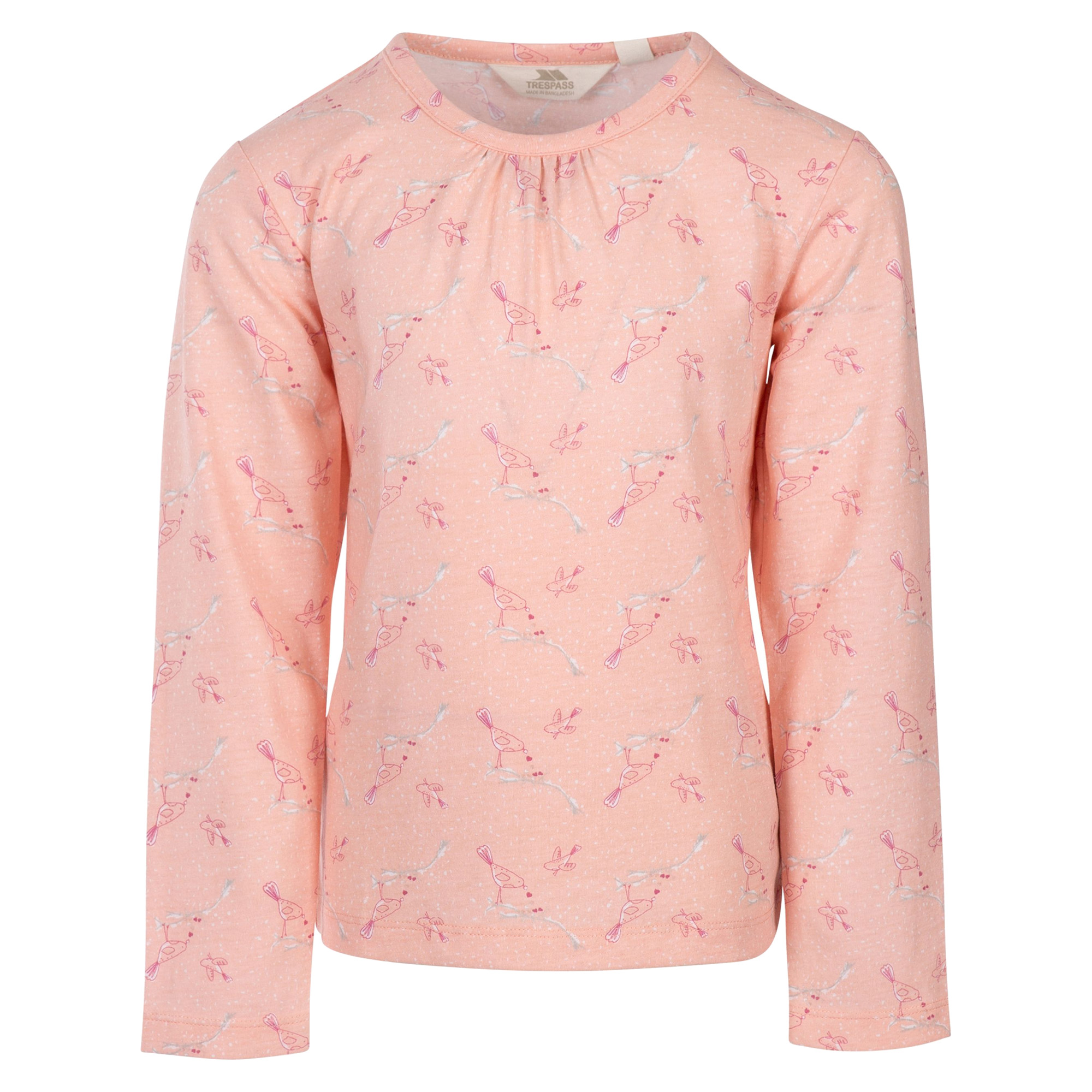 Trespass Meisjes opbrengst t-shirt met lange mouwen
