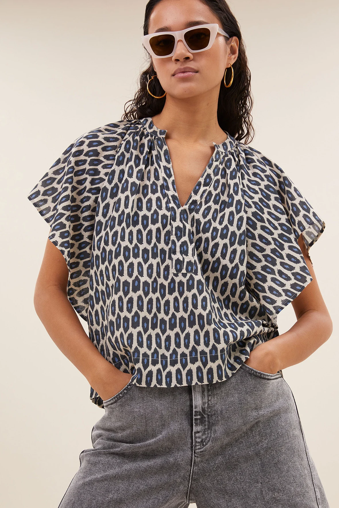 By-Bar Amsterdam 25512034 vina paris cheetah blouse