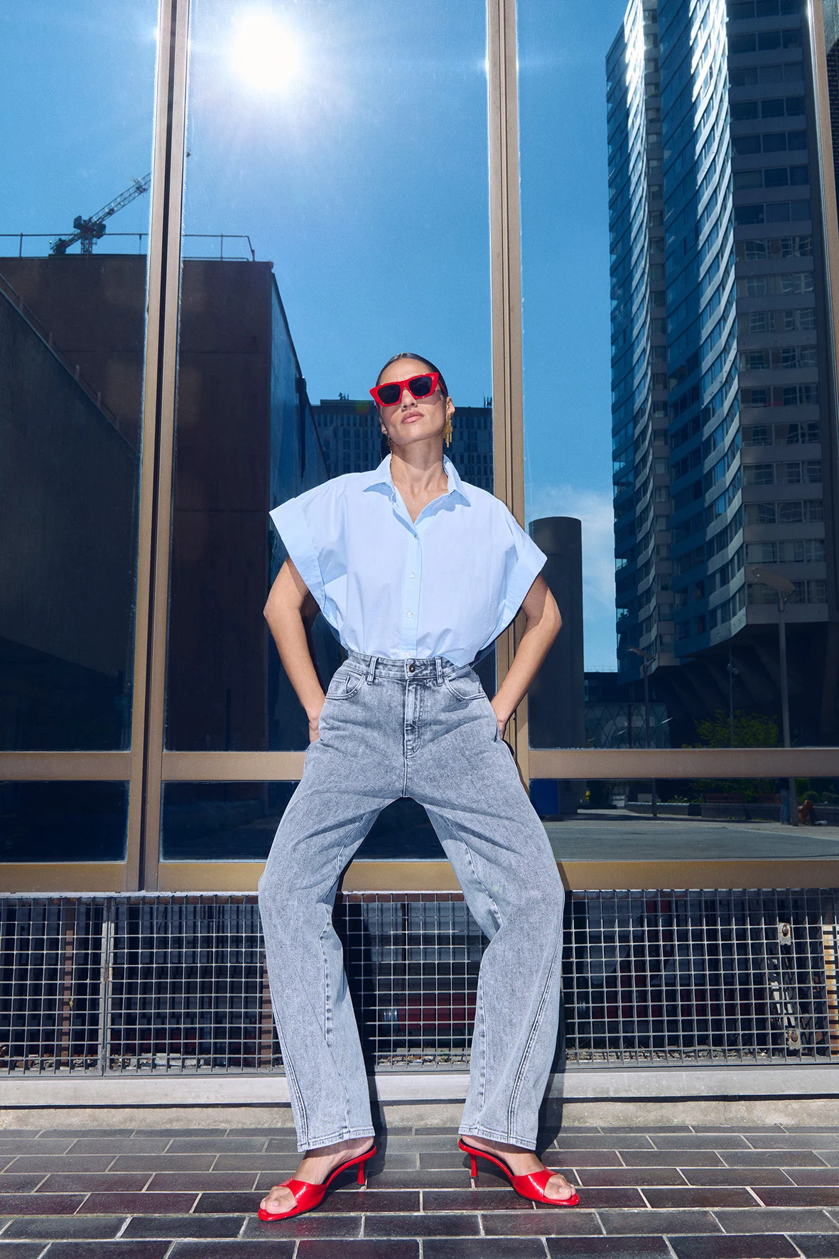 By-Bar Amsterdam 25512025 pixie chambray blouse