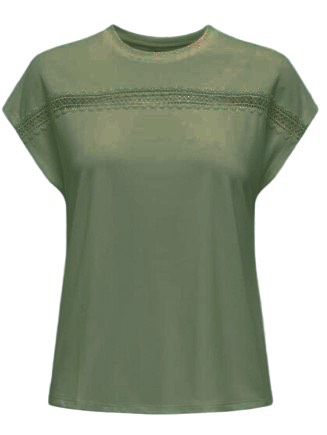 Only Onlfree life batsleeve o-neck mix topjrs olijf