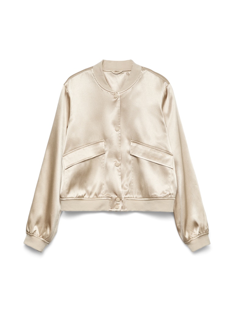 Vero Moda Vmalice ls satin bomber exp goudkleurig