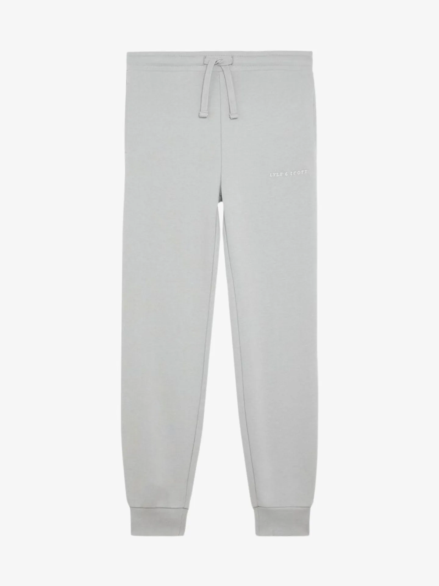 Lyle and Scott Jongens joggingbroek script embroidered grey mirage