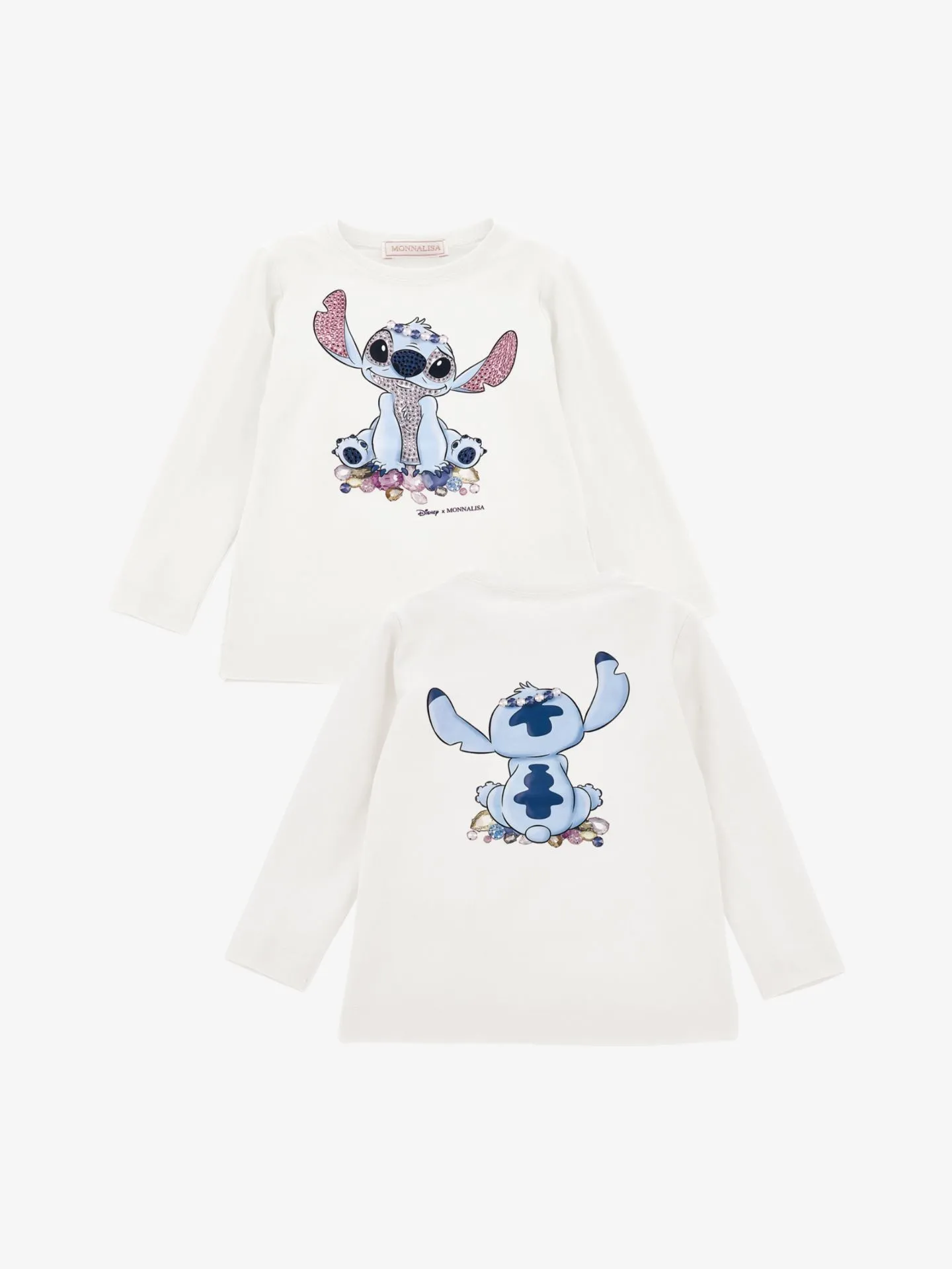 Monnalisa Meisjes longsleeve stitch