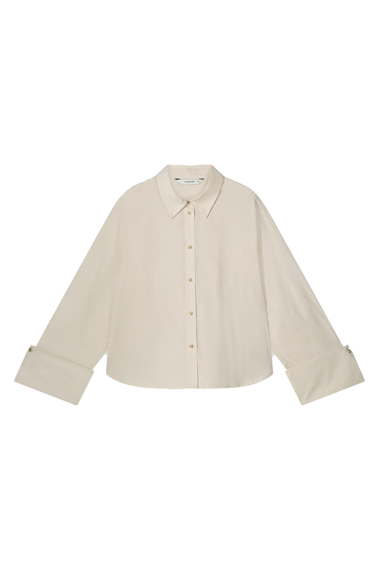 Summum 2s3147-12119 folded cuff blouse