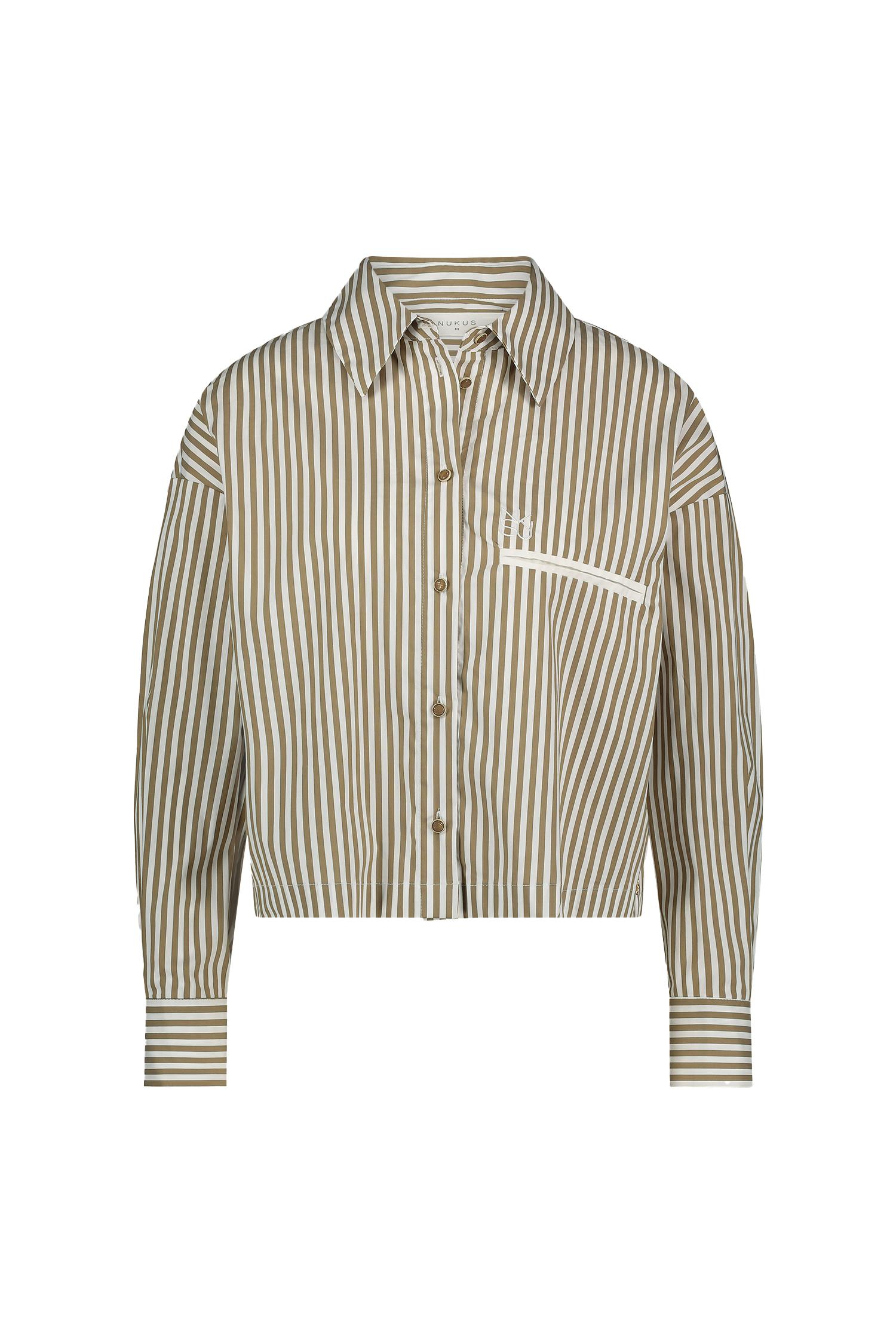 Nukus Marlon blouse stripe nks02015