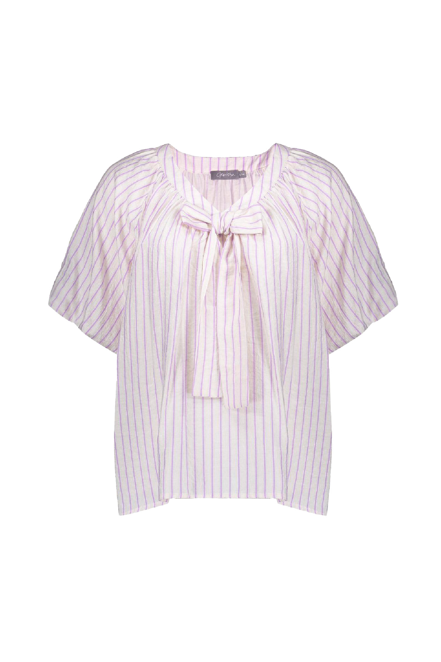 Geisha 53062-14 blouse stripes h bow
