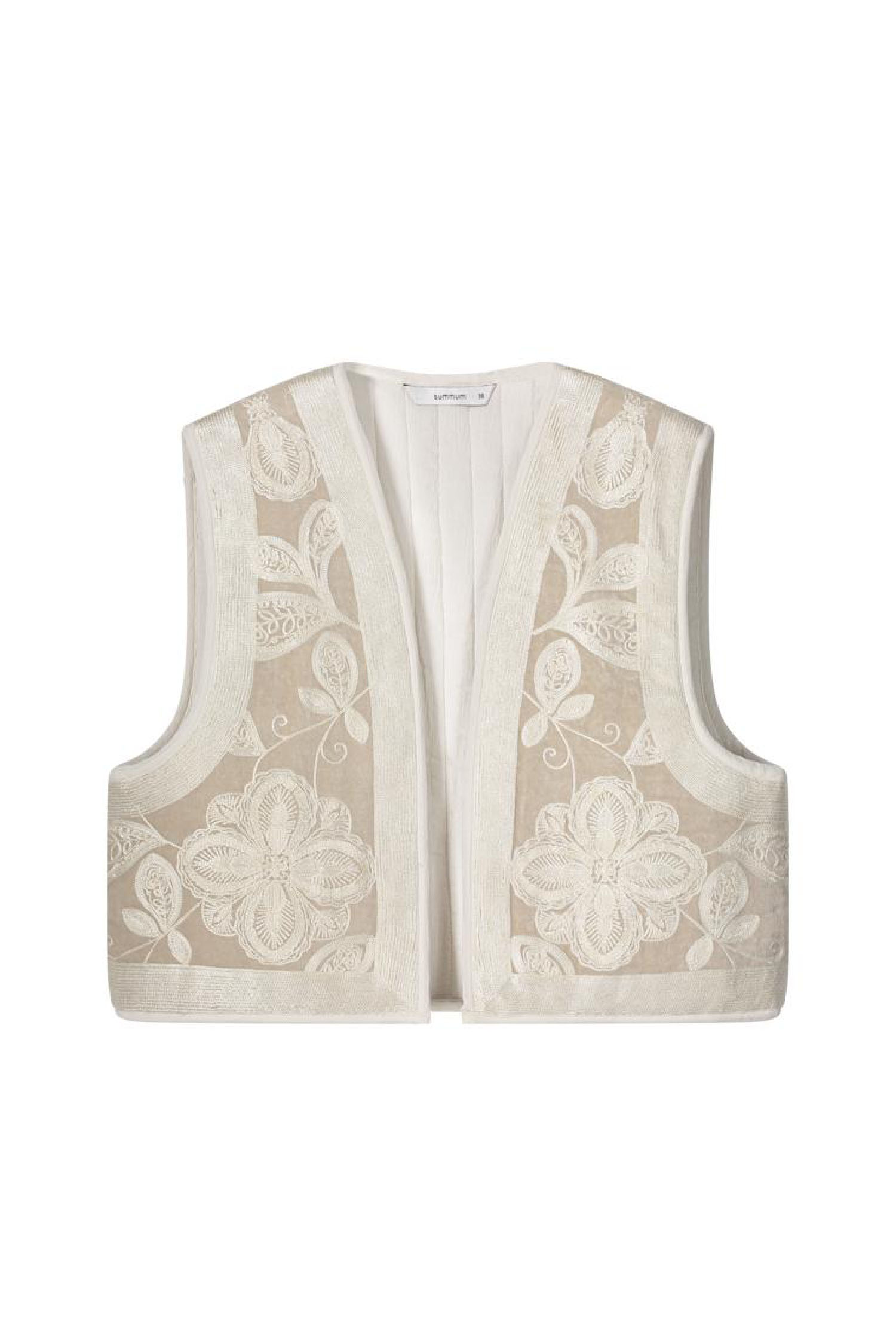 Summum 9s129-12148 gilet embroidered