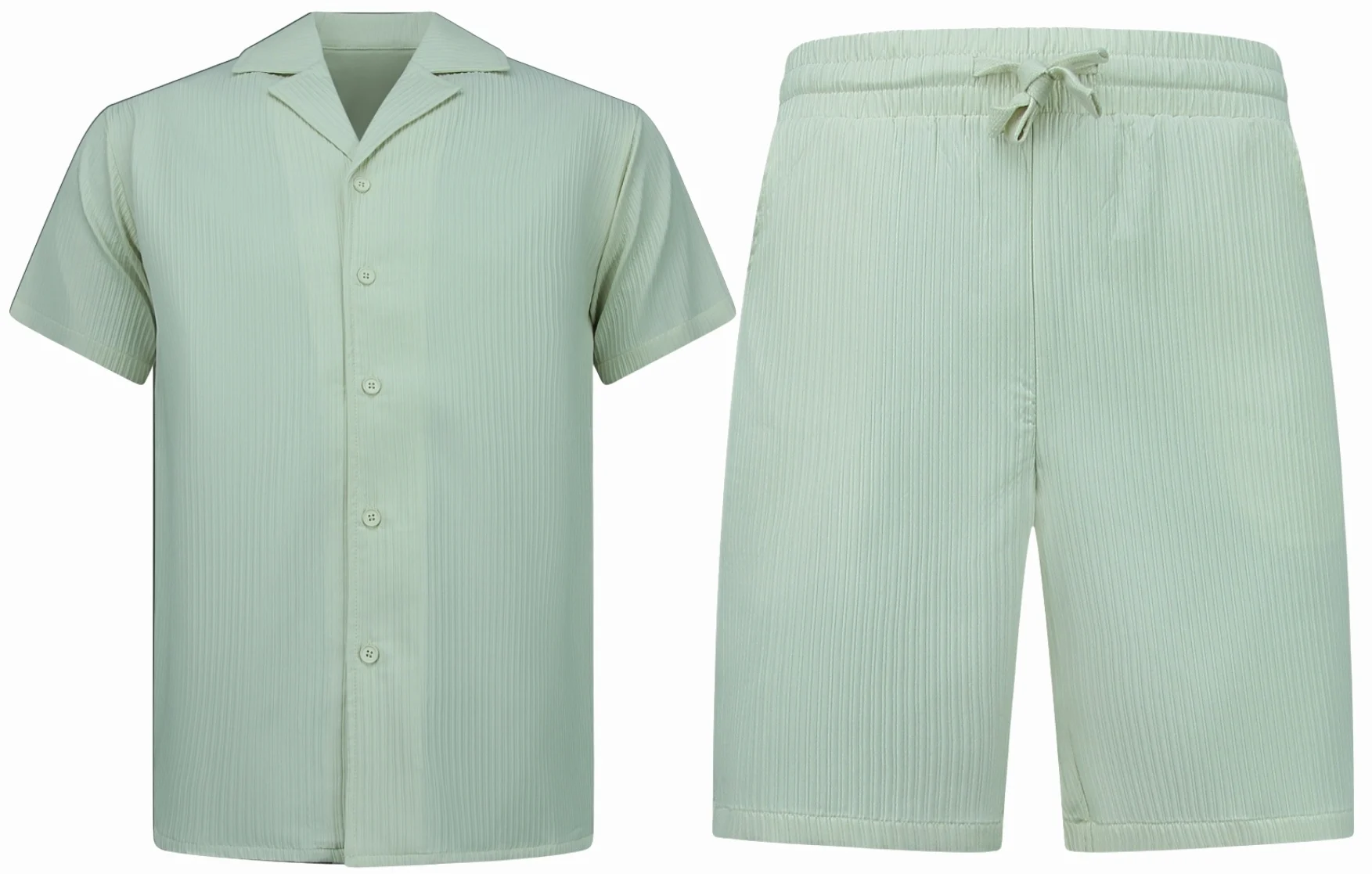 Enos Ribbed oversized shirt zomerset