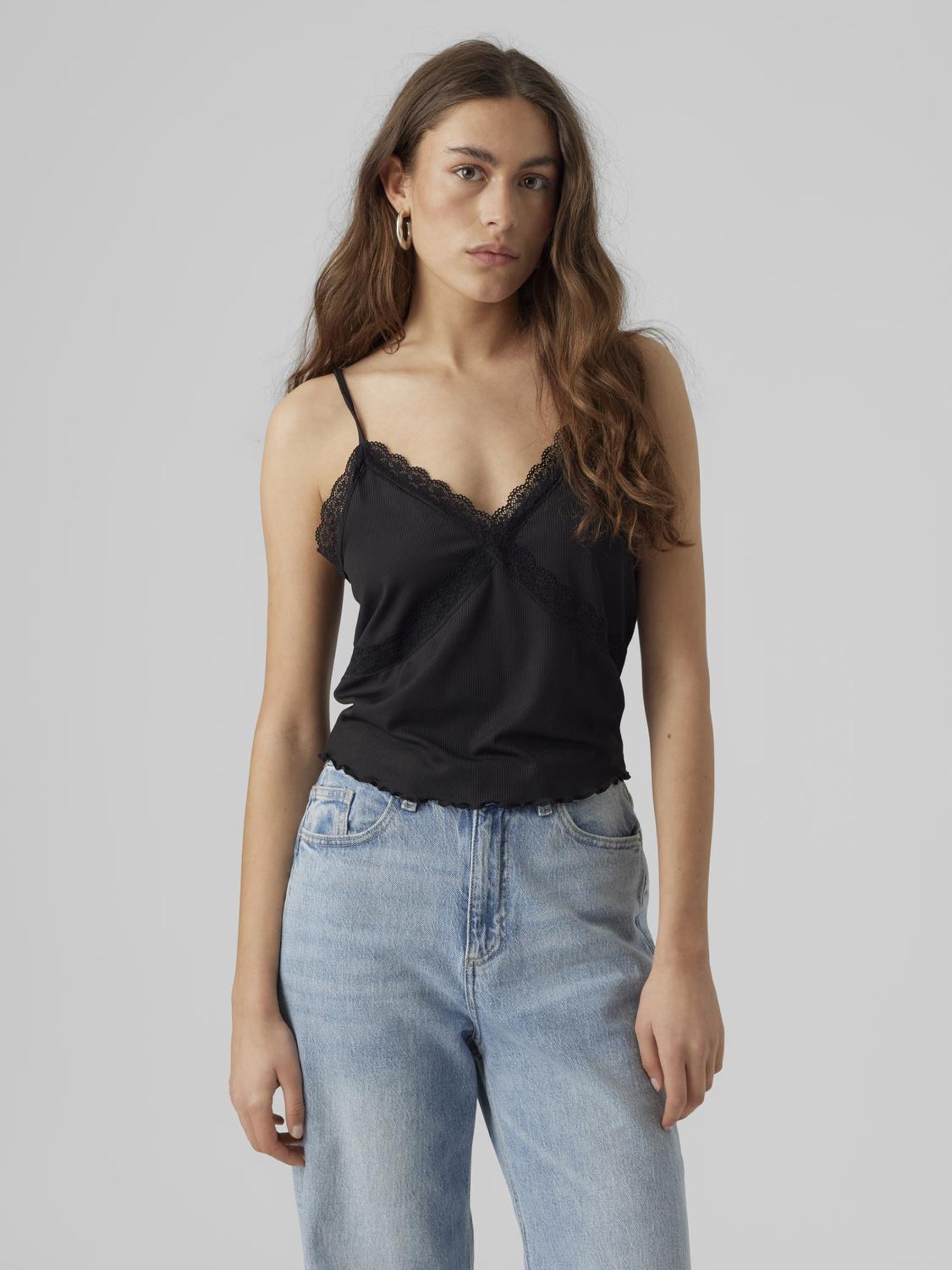 Vero Moda Vmditte singlet crop top jrs noos