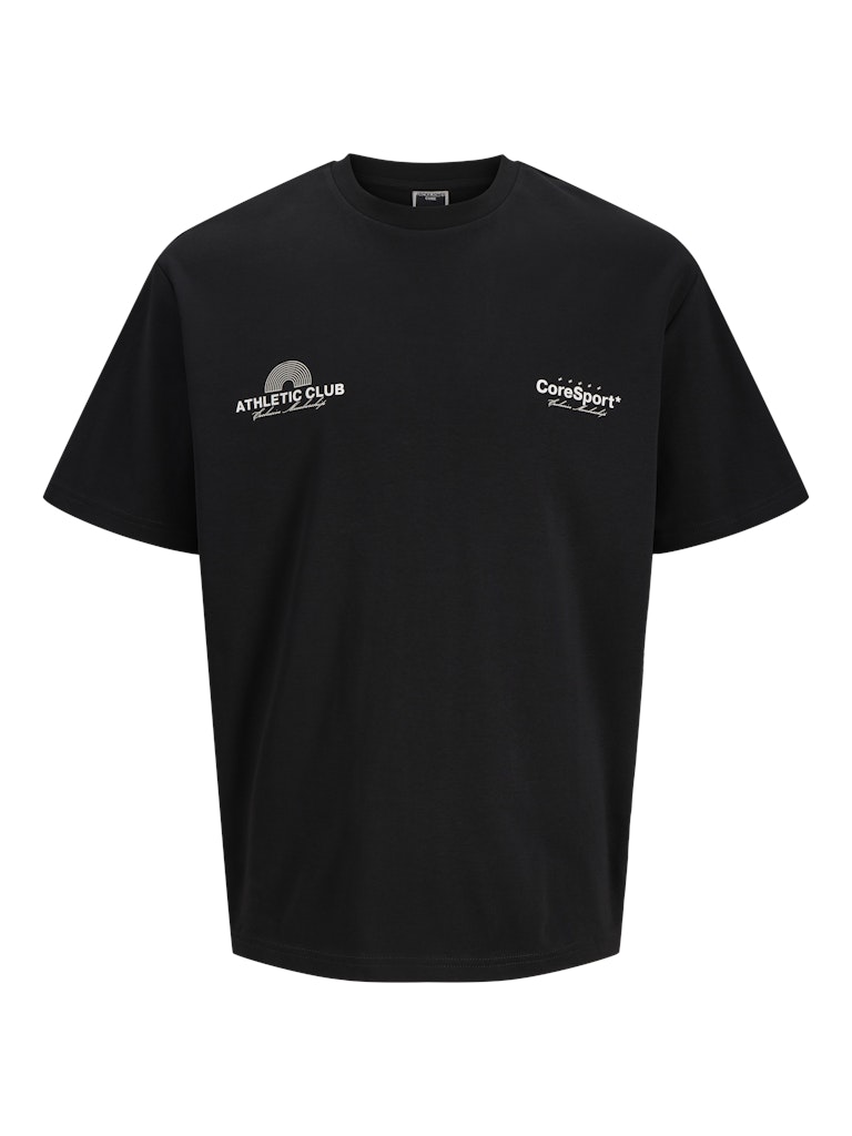 Jack & Jones jcoathletico graphic tee ss cn ss25 12285727 black