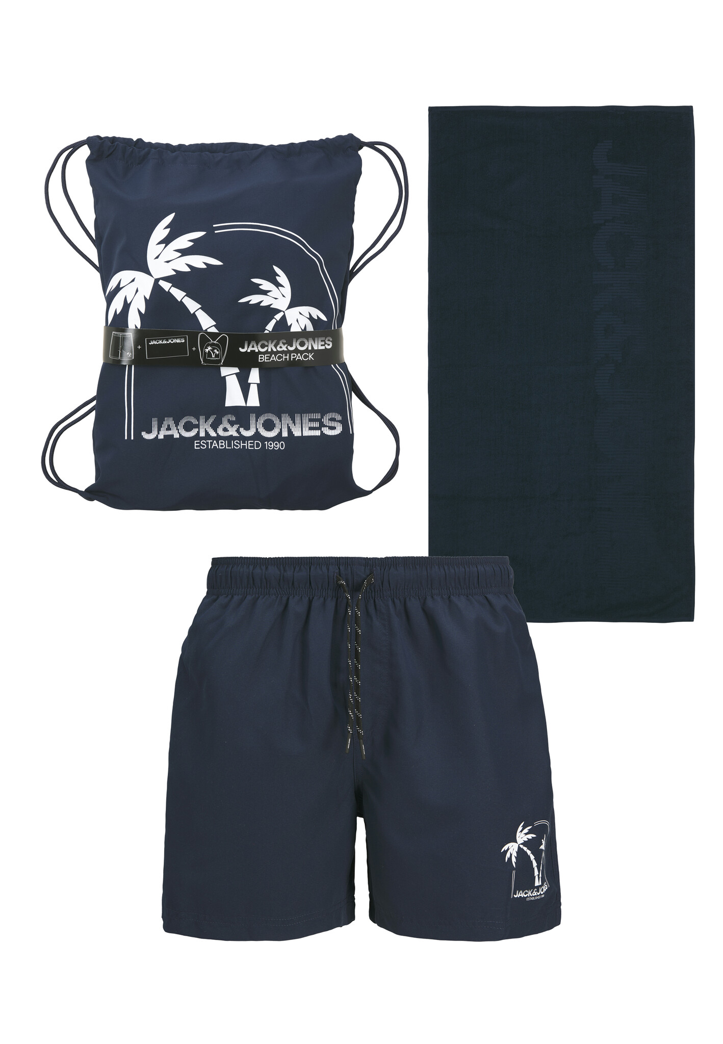 Jack & Jones Jongens beach pack jpstmaui strandpakket donker