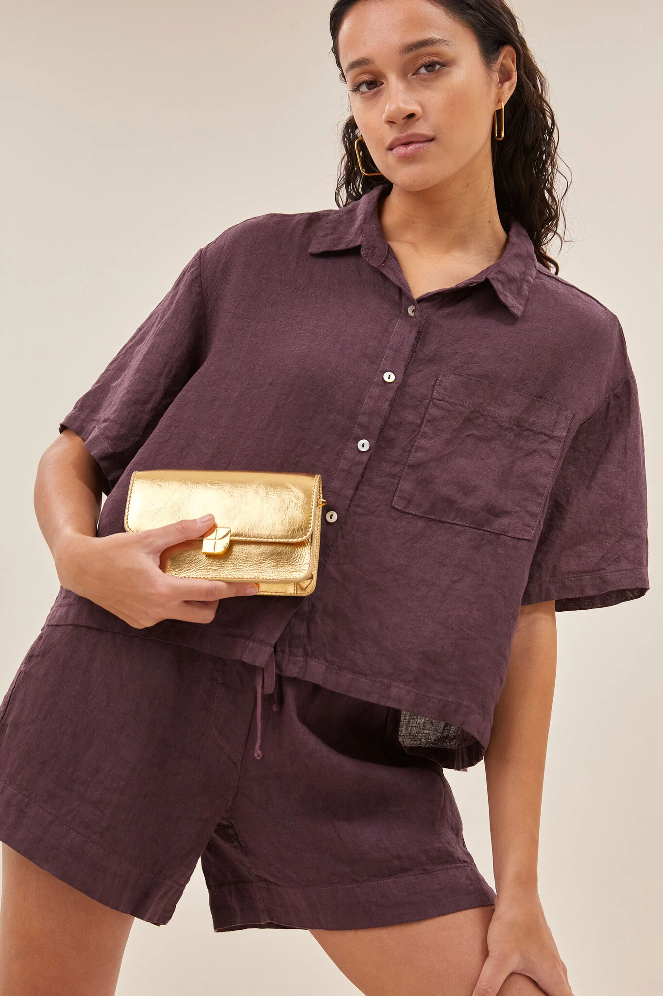 By-Bar Amsterdam 25512023 mara linen blouse