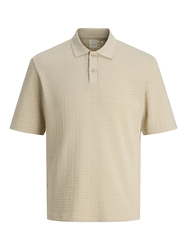 Jack & Jones jprkinsley ss polo styd ss25 12286334 silver lining
