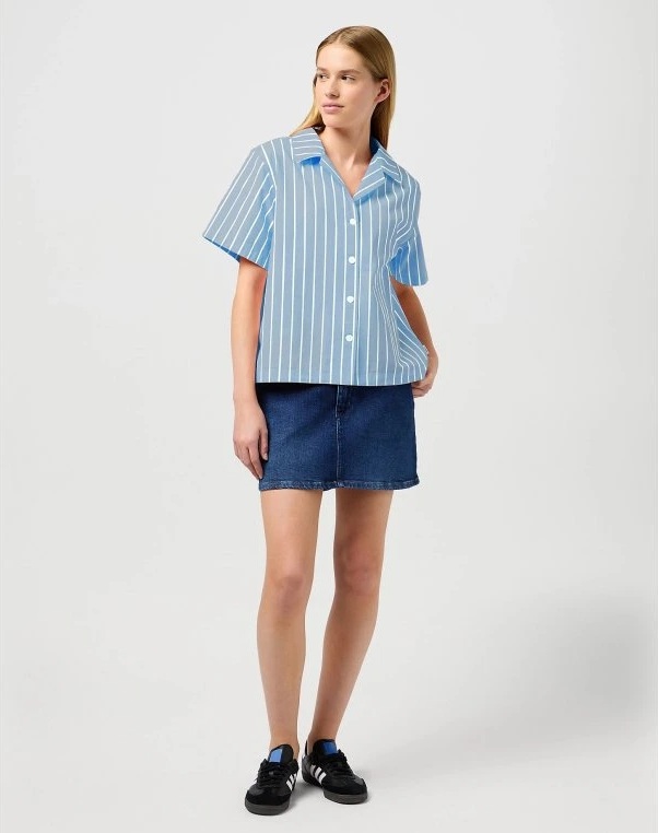 Wrangler Camp shirt bleached