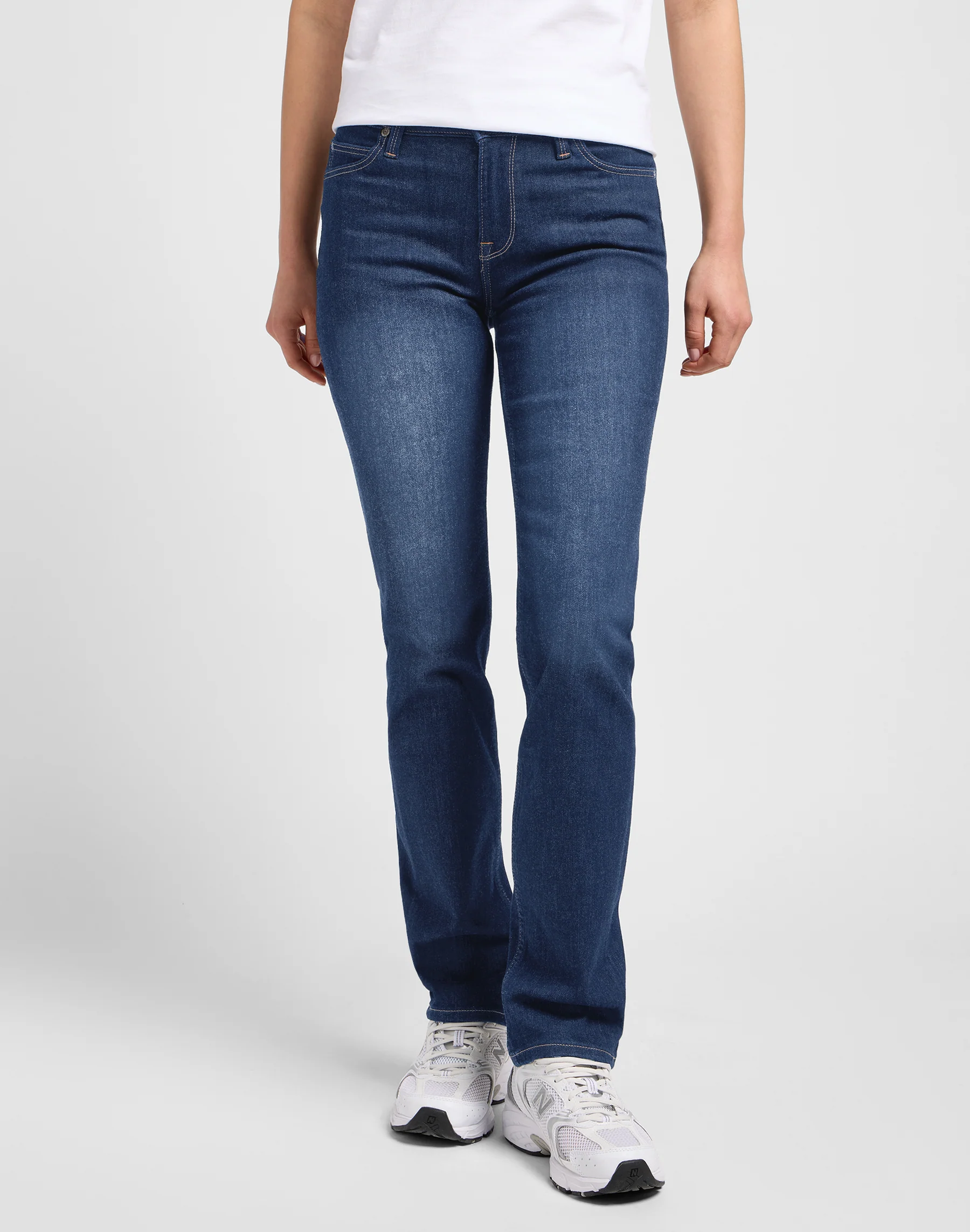 Lee Marion dames straight-fit jeans rain falls