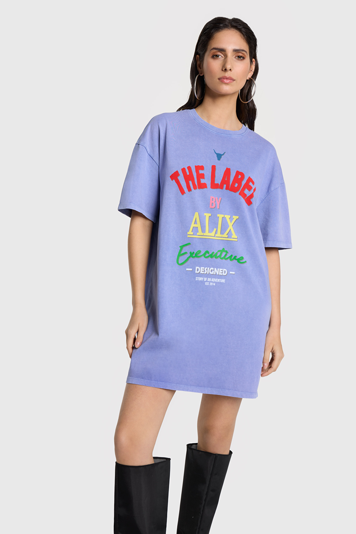 Alix The Label 2507354223 colourfull the label t-shirt dress