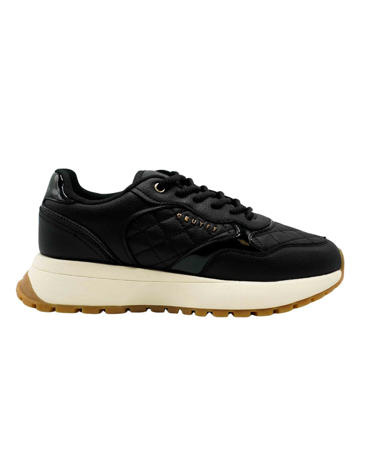 Cruyff Rlotte runner quilted soft leather sneaker