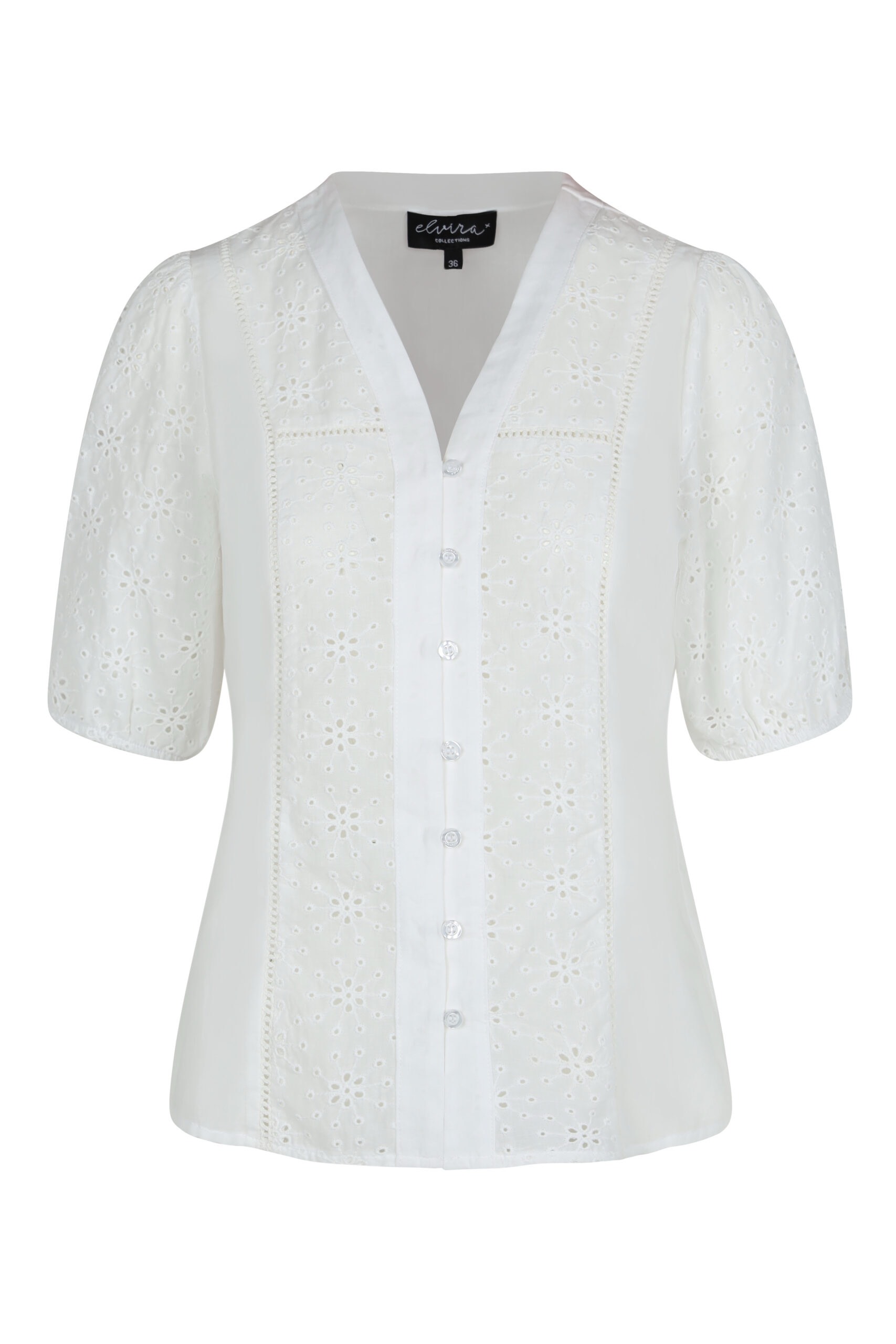 Elvira Collections T-shirt beautiful off-white