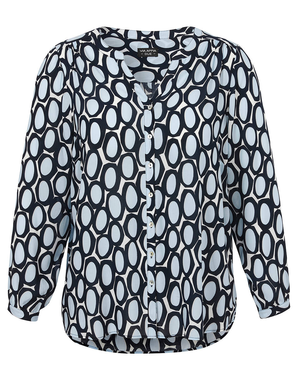 Via Appia Due Blouse lange mouw 2524660
