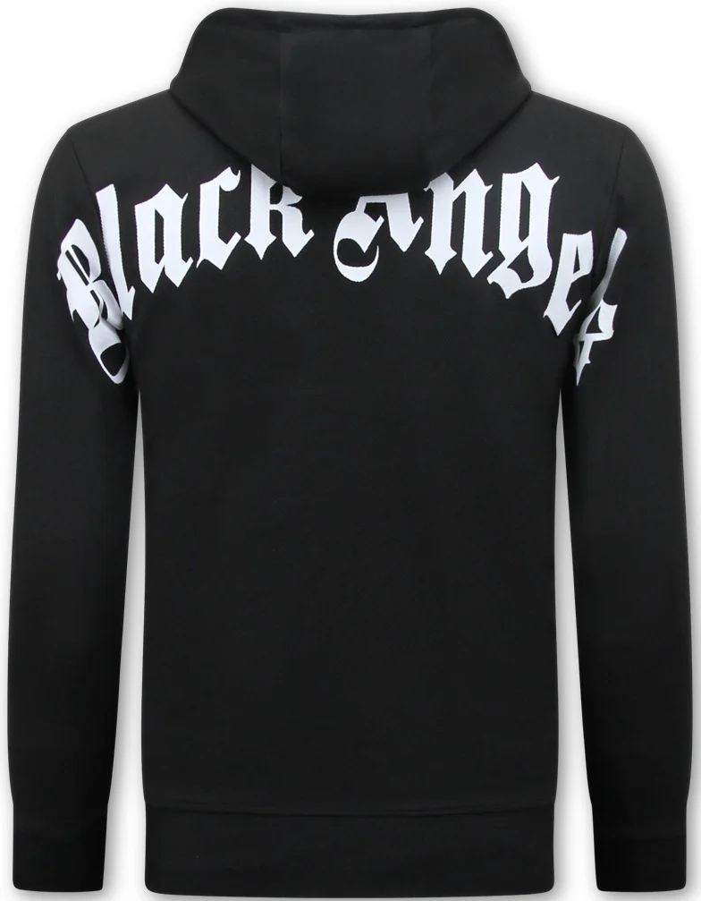 Top-Star Hoodies oversized black angels