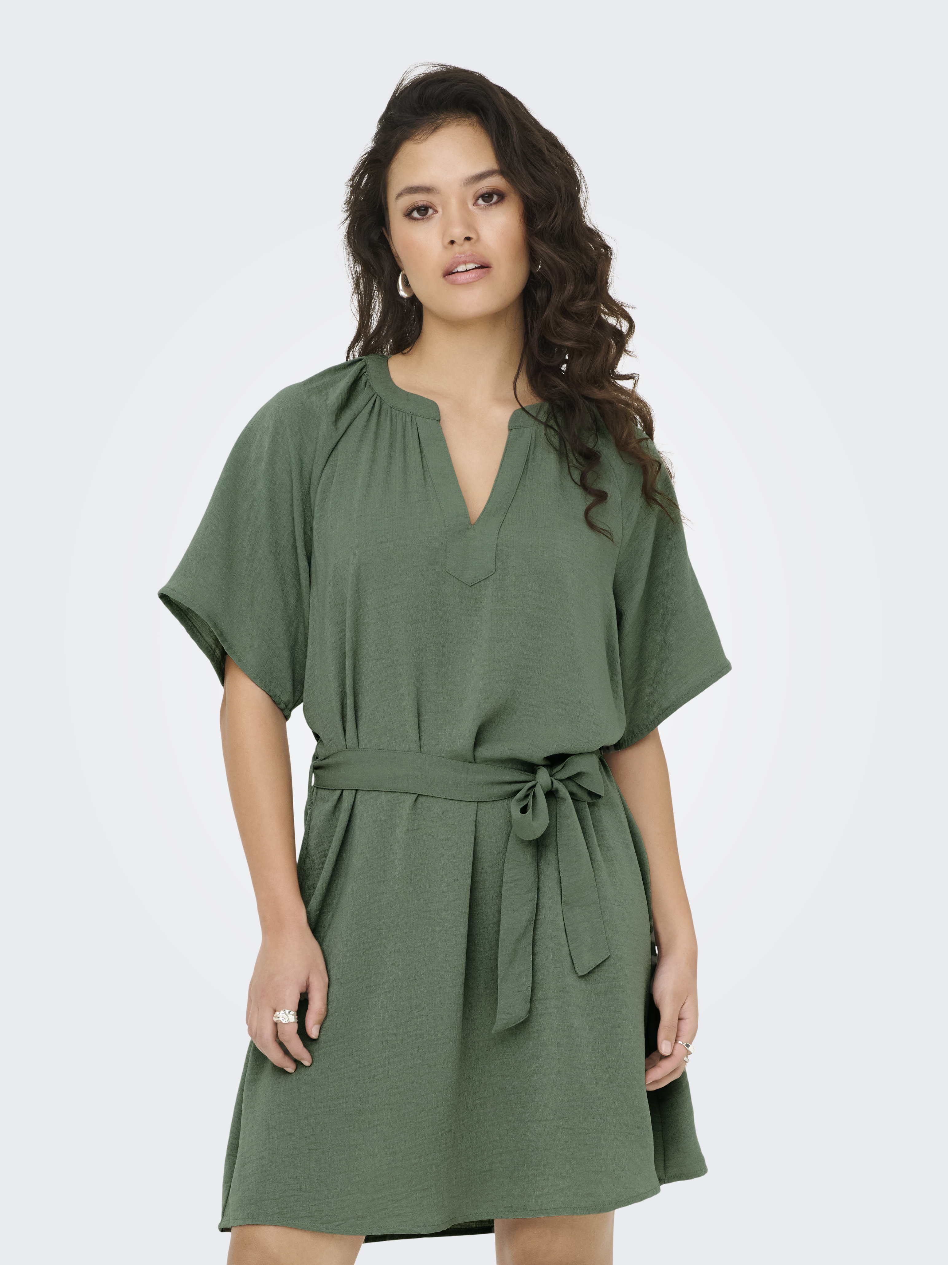 Jacqueline de Yong Jdydivya life s/s v-neck dress wvn