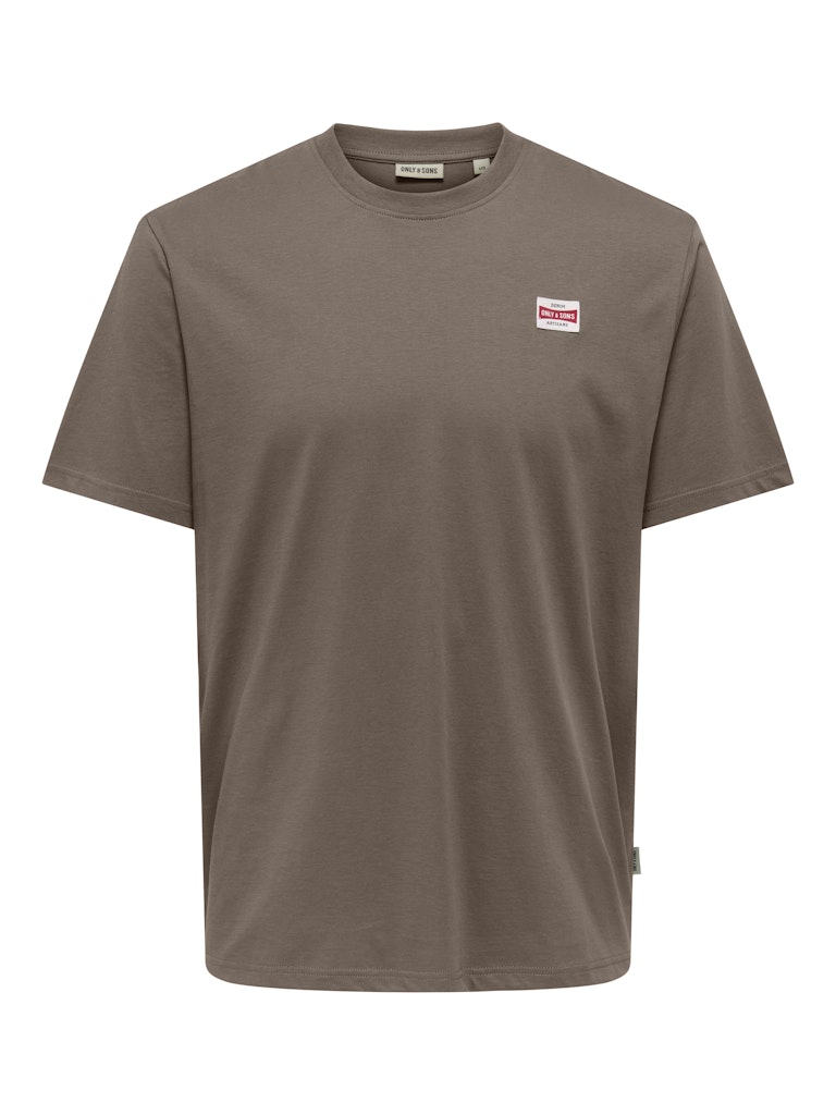 Only & Sons Onsdawson reg ss tee vd taupe