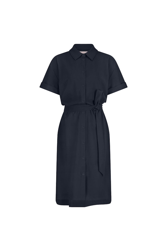 Studio Anneloes Louna blouse dress navy